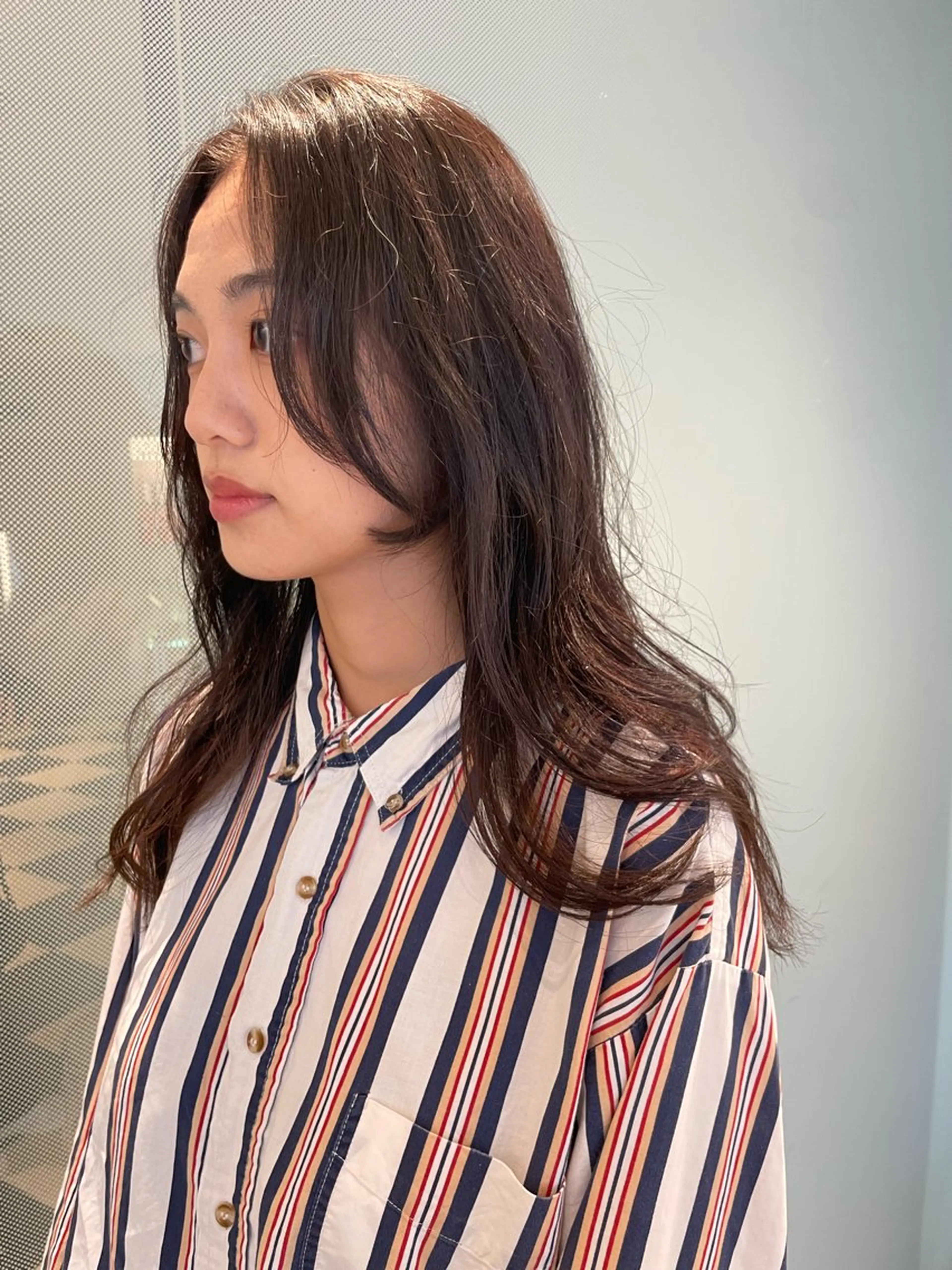 セミロング カット/パーマ/ カラー林本　南壱人のヘアスタイル