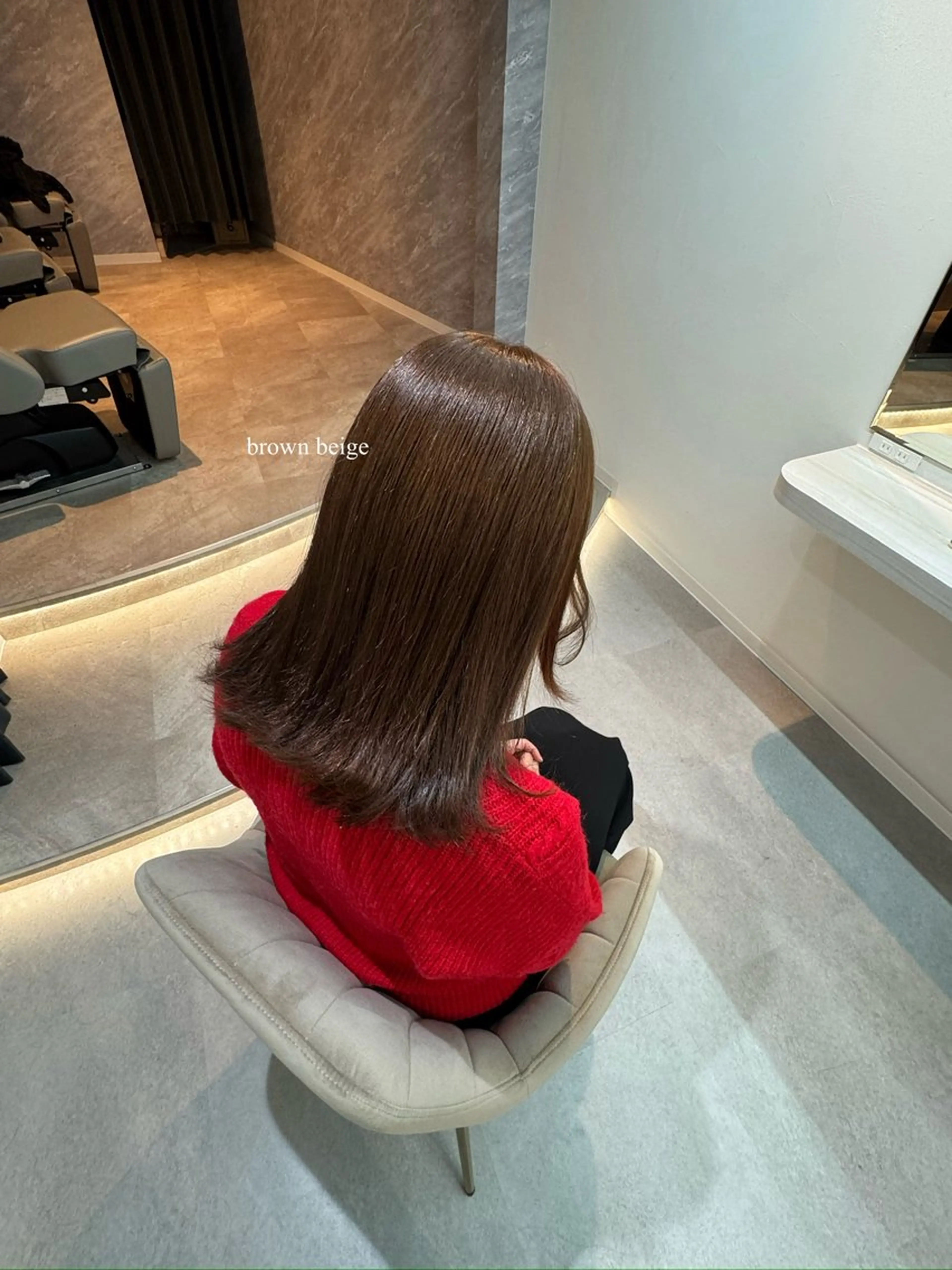 セミロング カラー ヘアカラー 池袋レディースカット モデル募集中‼️のヘアスタイル