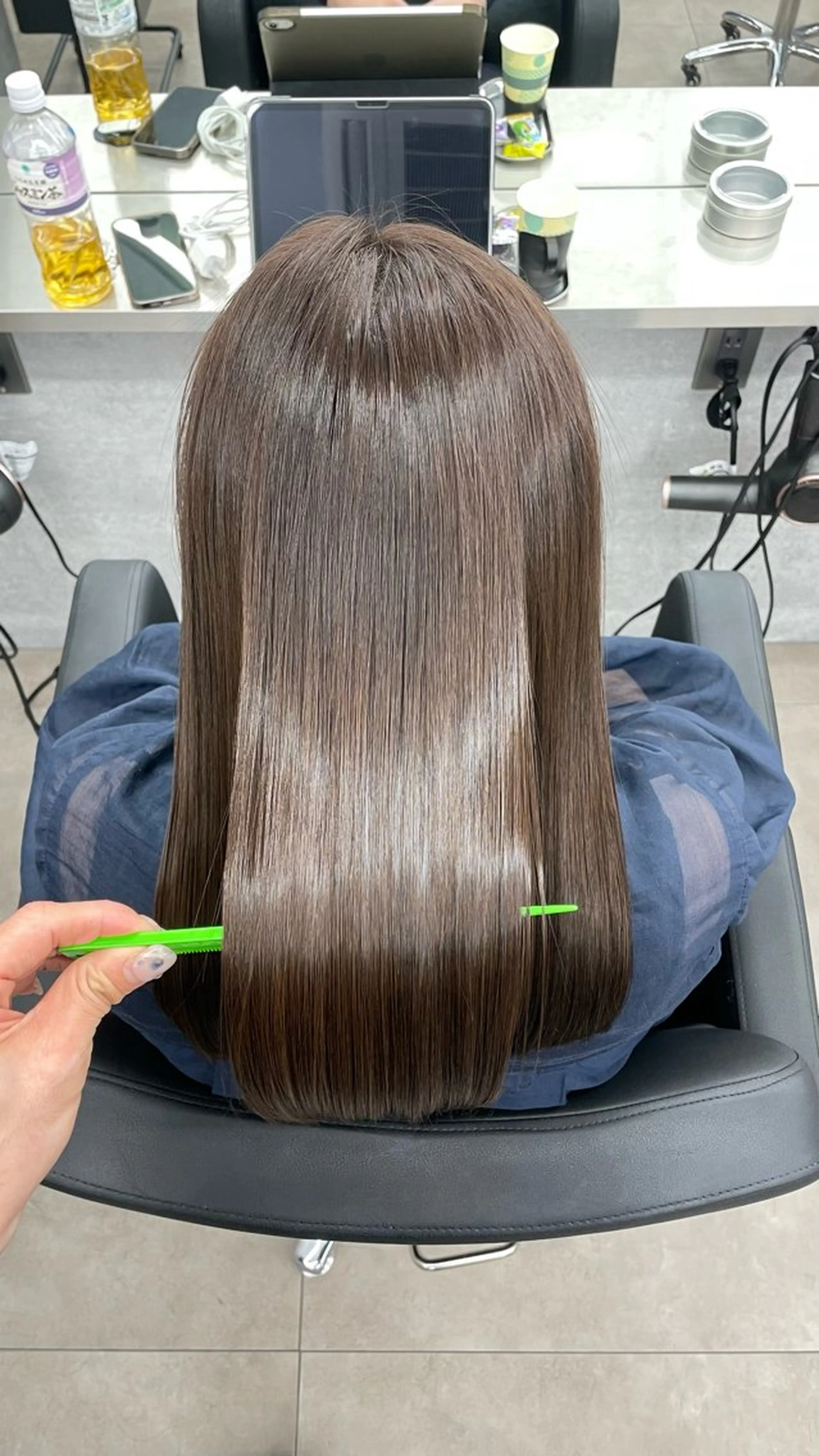 ロング カット ヘアカラー トリートメント 🦄髪質改善トリー トメント🦄イリスのヘアスタイル