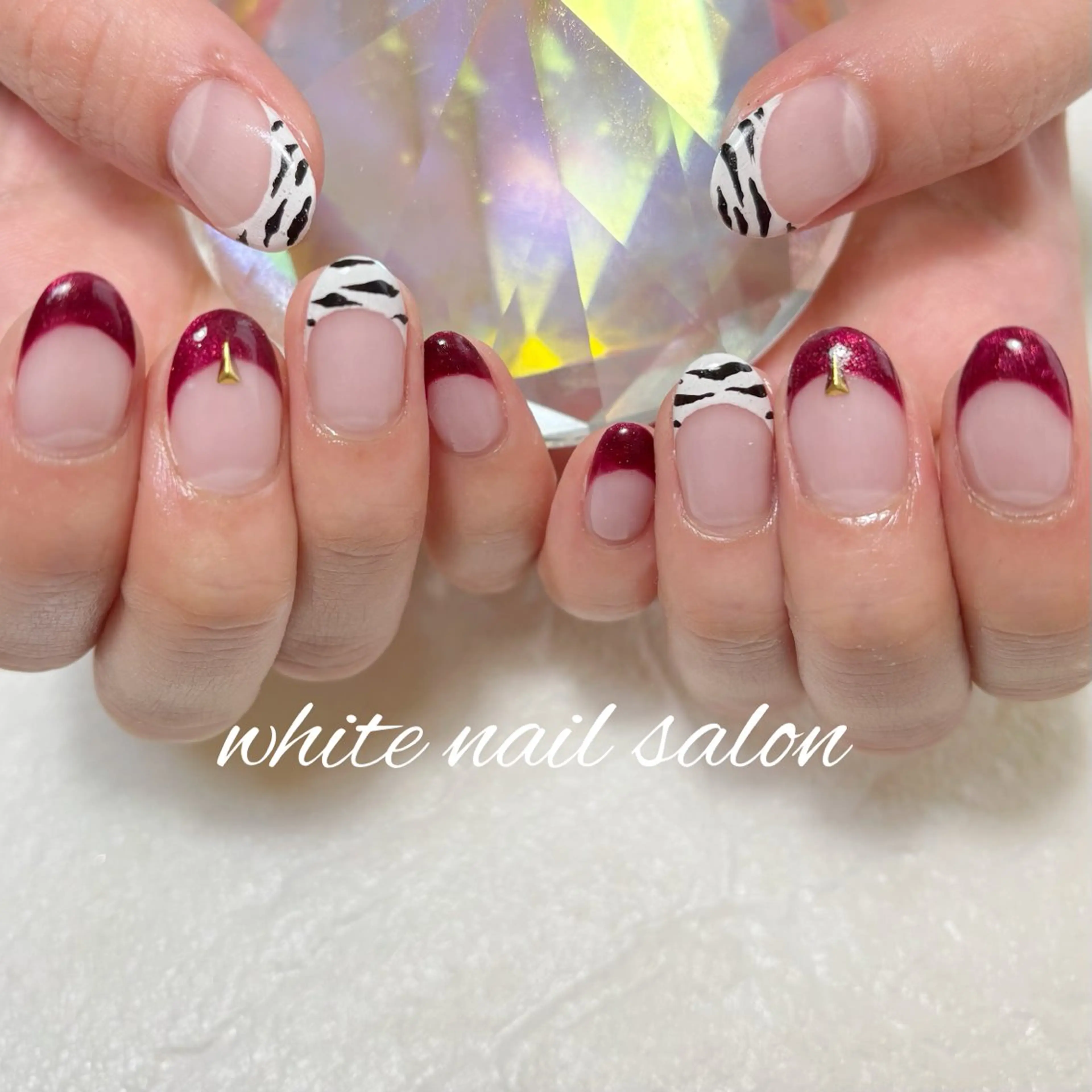 ネイル フットネイル ラメ(グリッター) ハンドネイル white nail salonのネイルデザイン