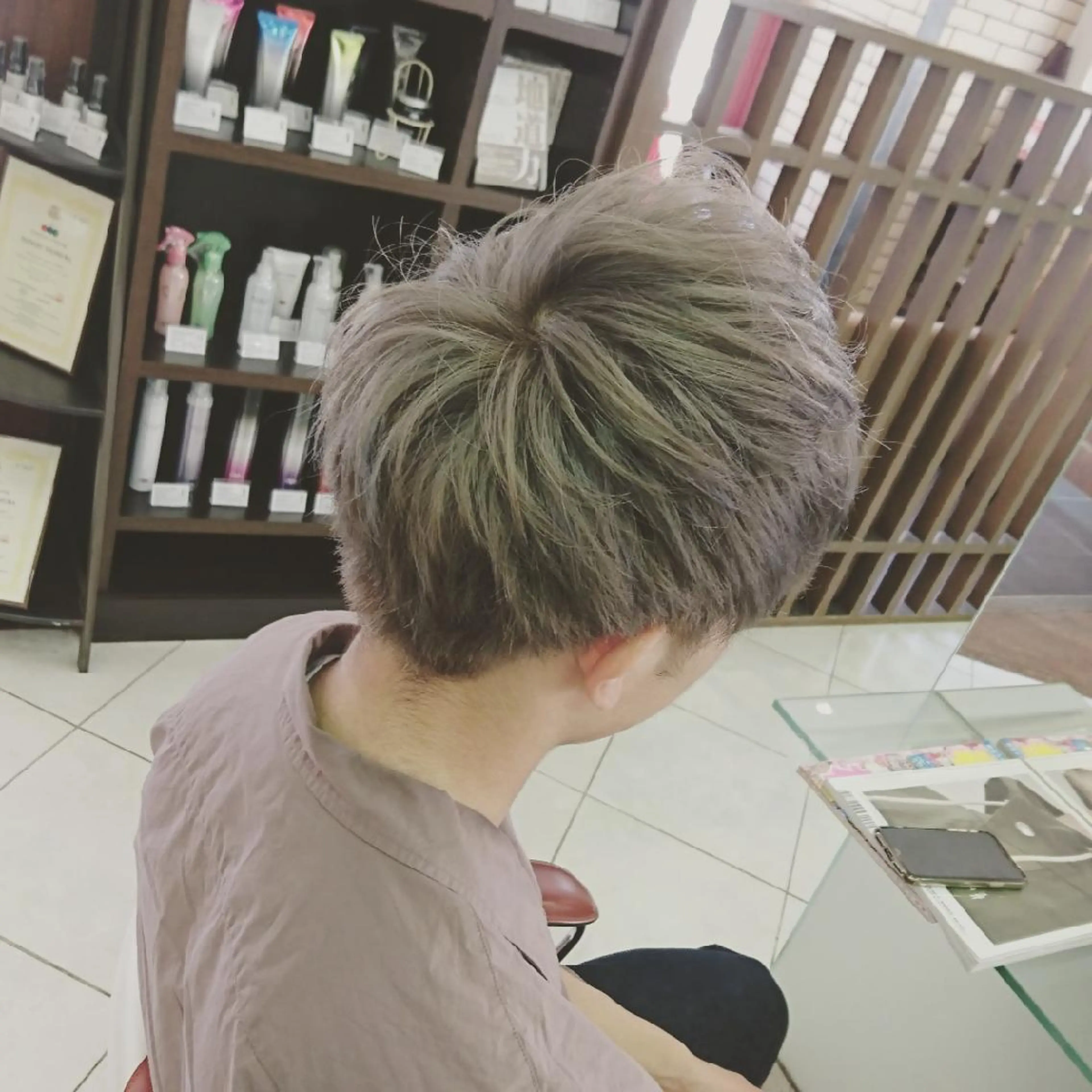 ショート カラー メンズ 🐺一ノ瀬 凌 / デザインウルフ🐺のヘアスタイル