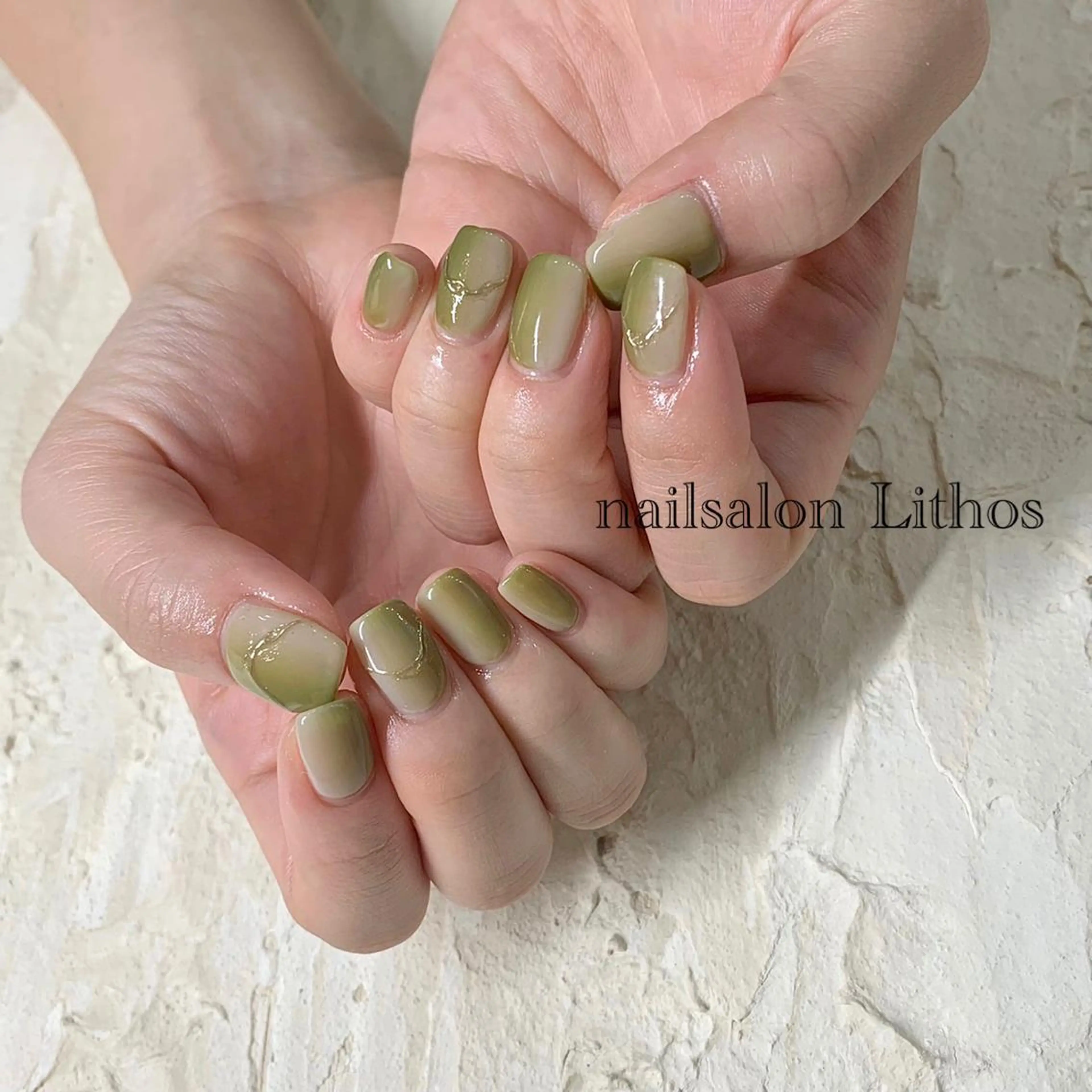ネイル ピスタチオネイル ハンドネイル nailsalon Lithos所属・nailsalon Recontreのネイルデザイン