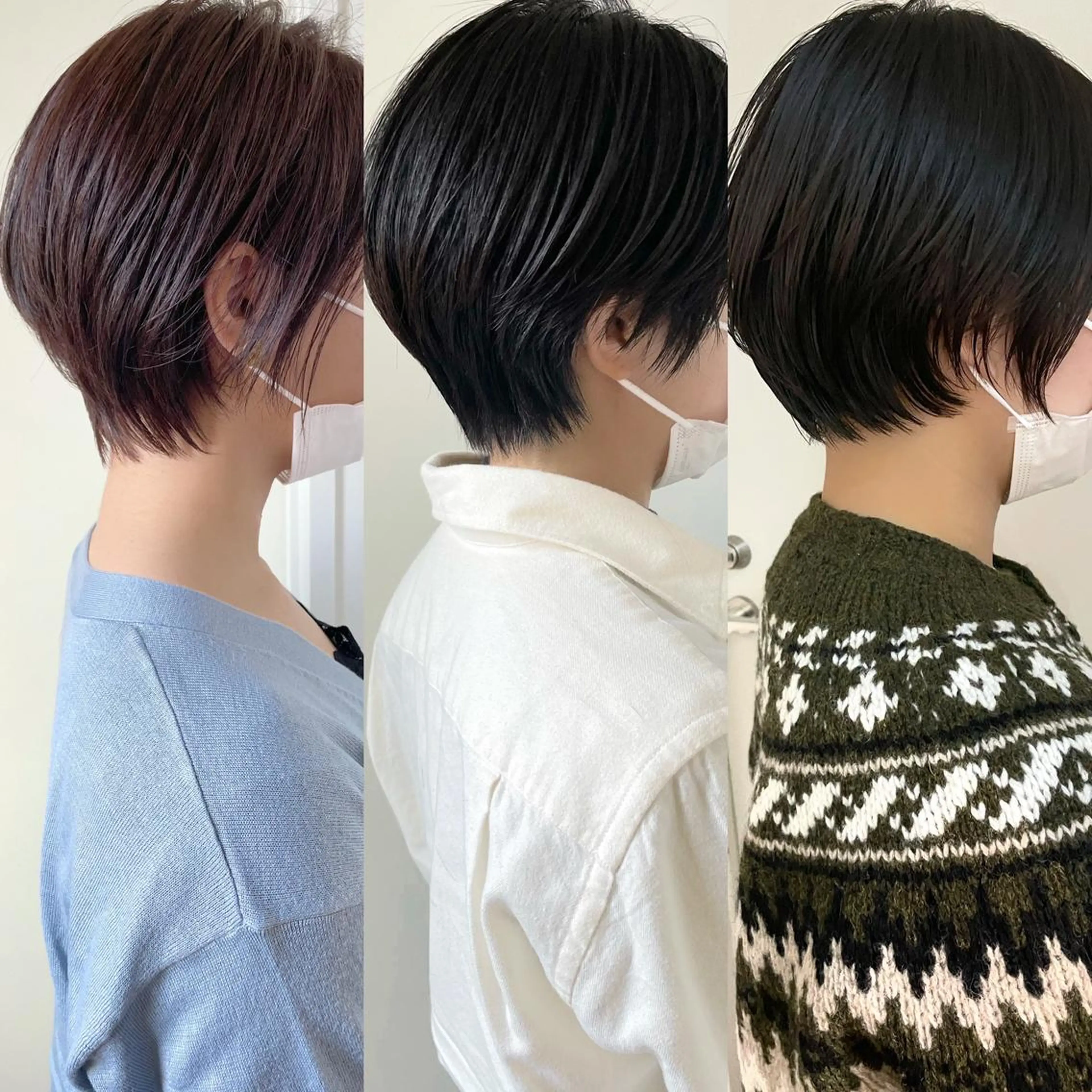 ショート カラー ショートボブ ショートレイヤー アッシュ ハイトーンカラー インナーカラー カット ヘアカラー トリートメント 江上拓郎/ショート /酸性ストレートのヘアスタイル