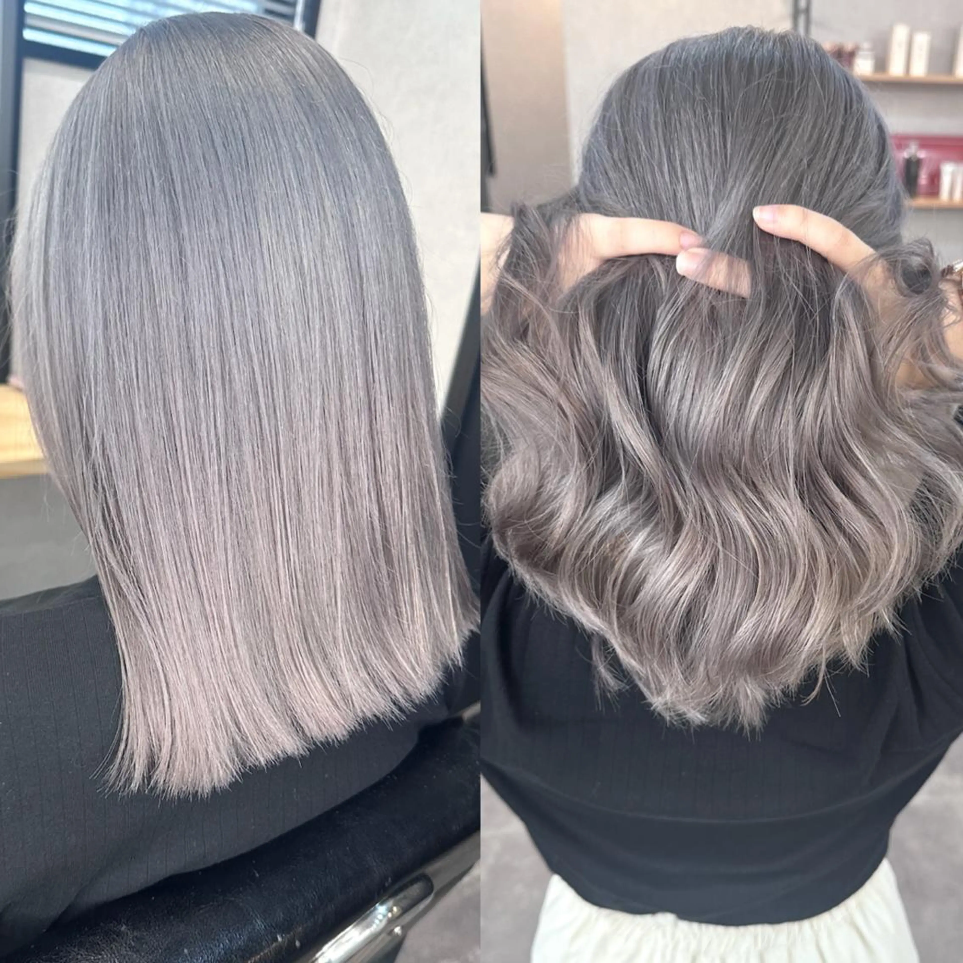 ミディアム ヘアカラー Aika 🖤のヘアスタイル