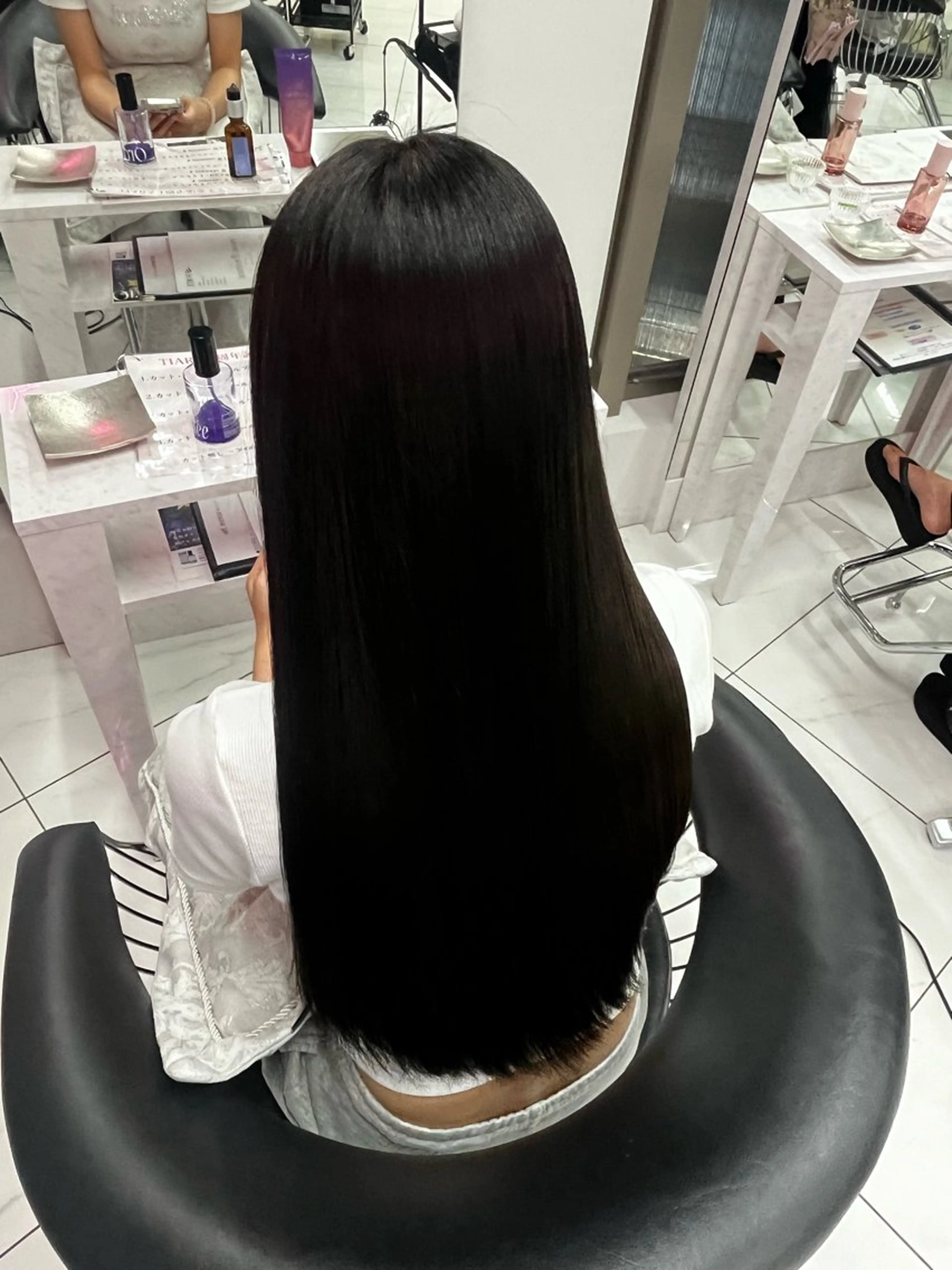 ロング トリートメント Rin/寒色系カラー 🦋/うる艶ヘア🫧のヘアスタイル