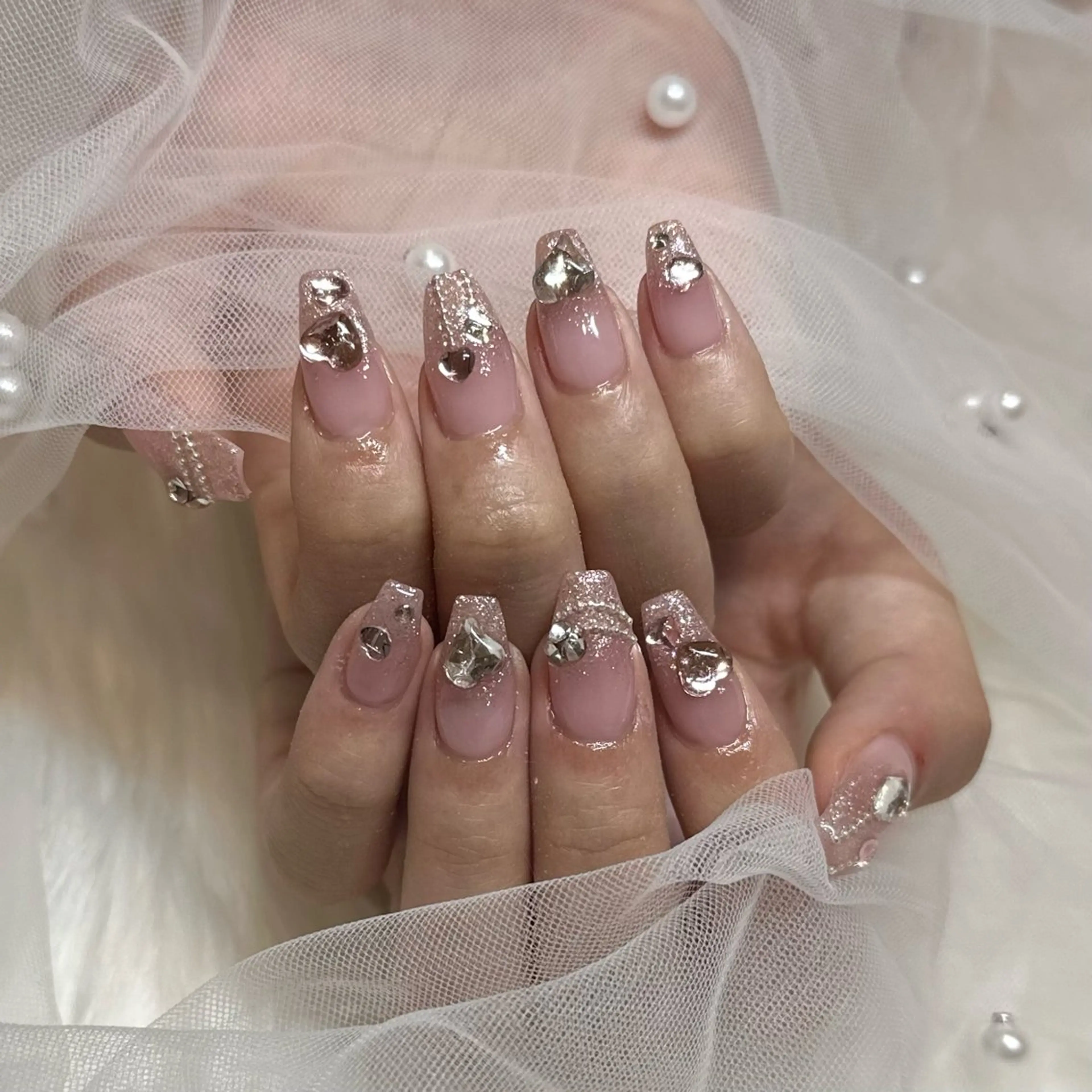 ネイル ハンドネイル She nail studio 原宿店所属・いいだえみ ୨୧ᵕ̤ᴗᵕ̤)のネイルデザイン