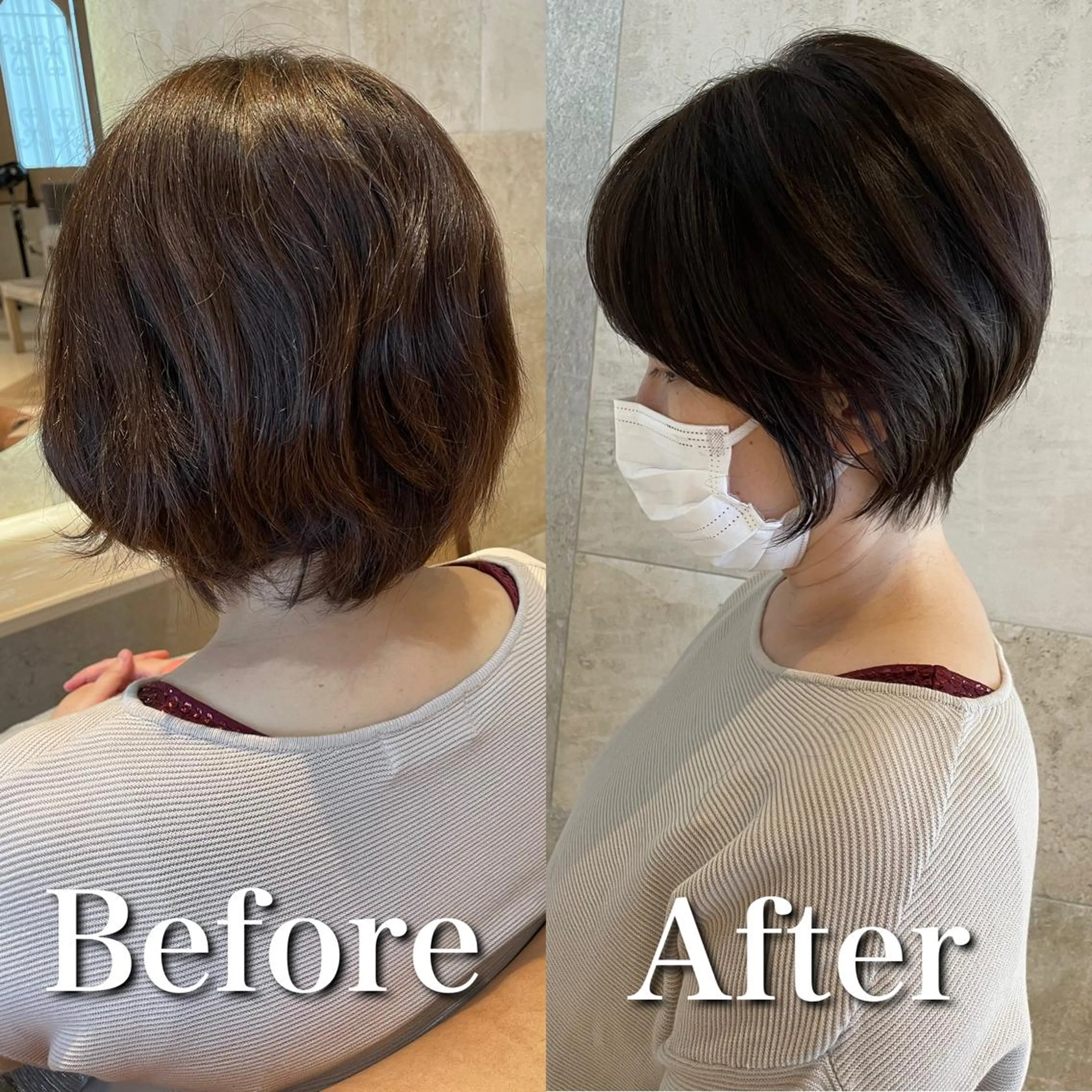 ショート 似合わせカット ショートヘア カット ヘアカラー トリートメント 韓国ヘア/髪質改善 /Harunaのヘアスタイル