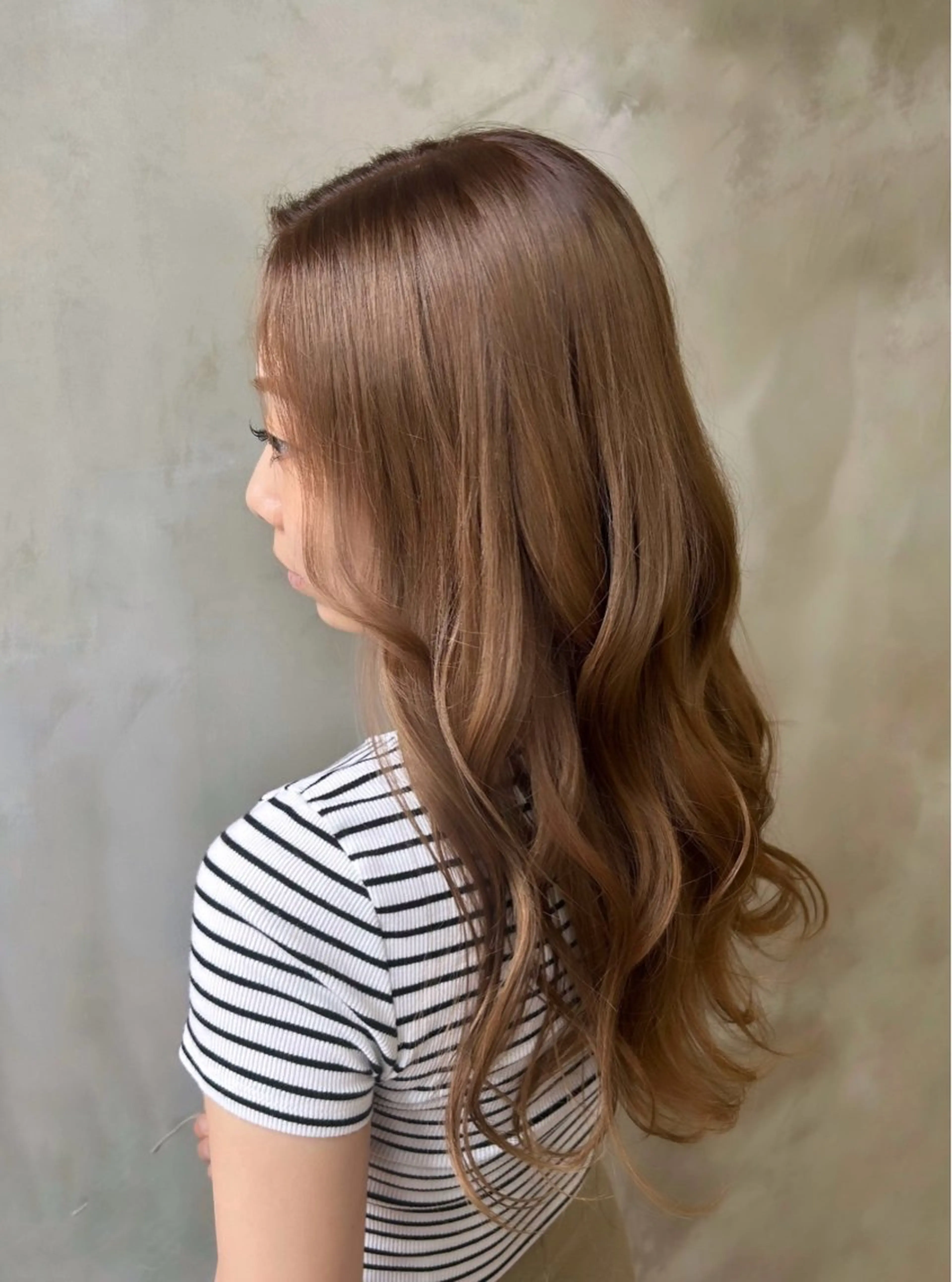 セミロング 前隈 のりかのヘアスタイル
