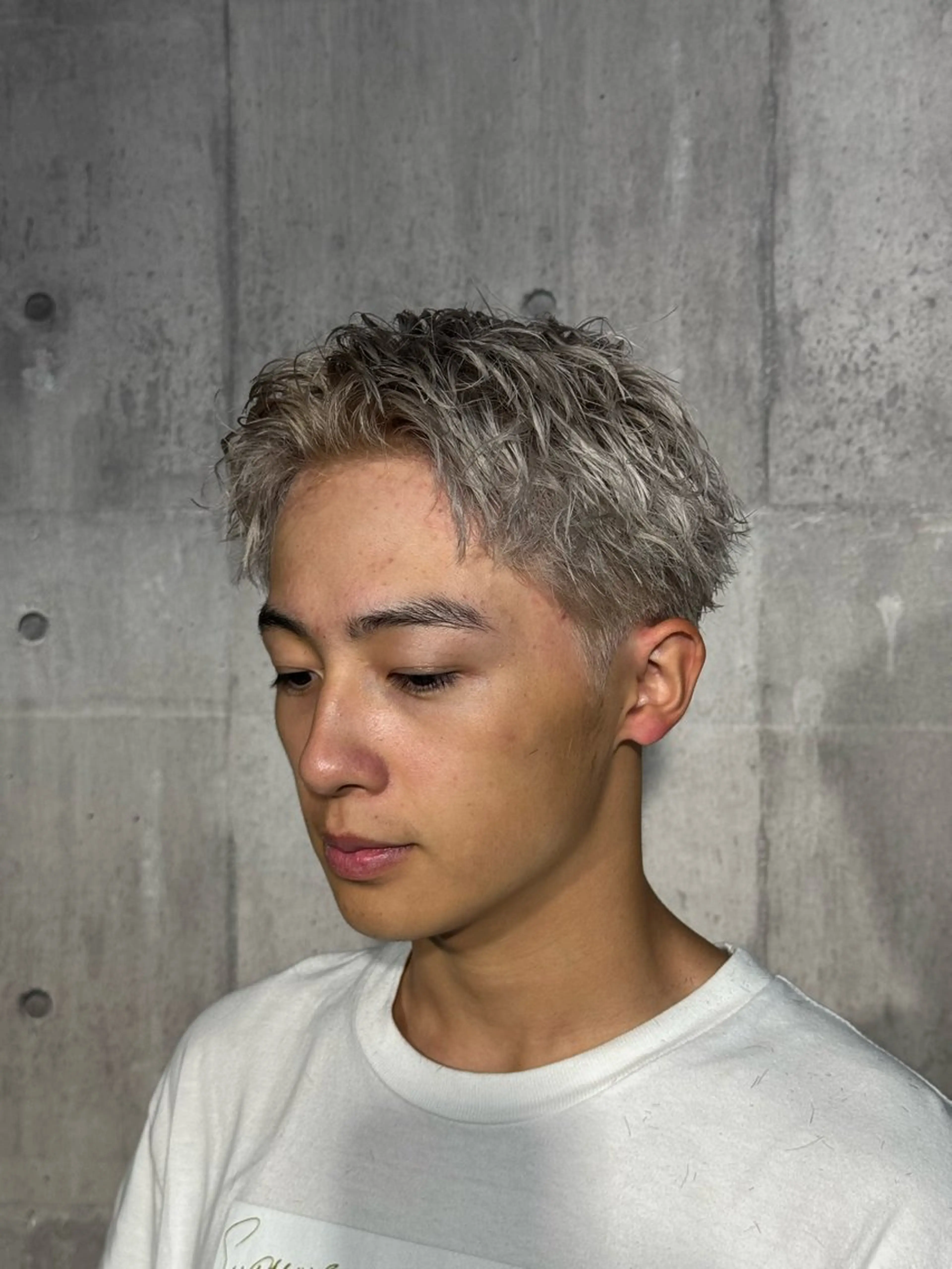 カラー メンズ 川崎 健翔のヘアスタイル