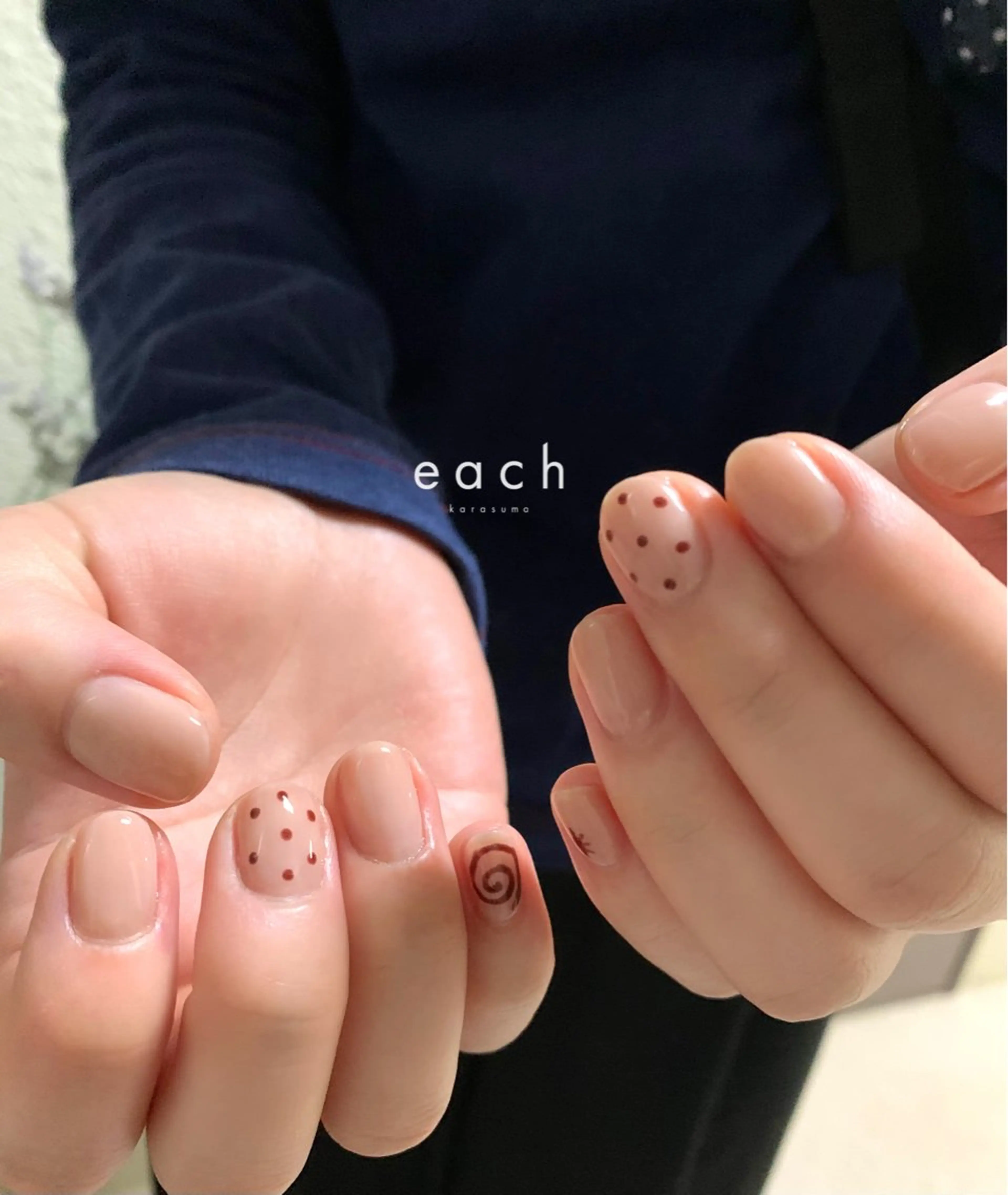 ネイル ハンドネイル each Hibikiのネイルデザイン