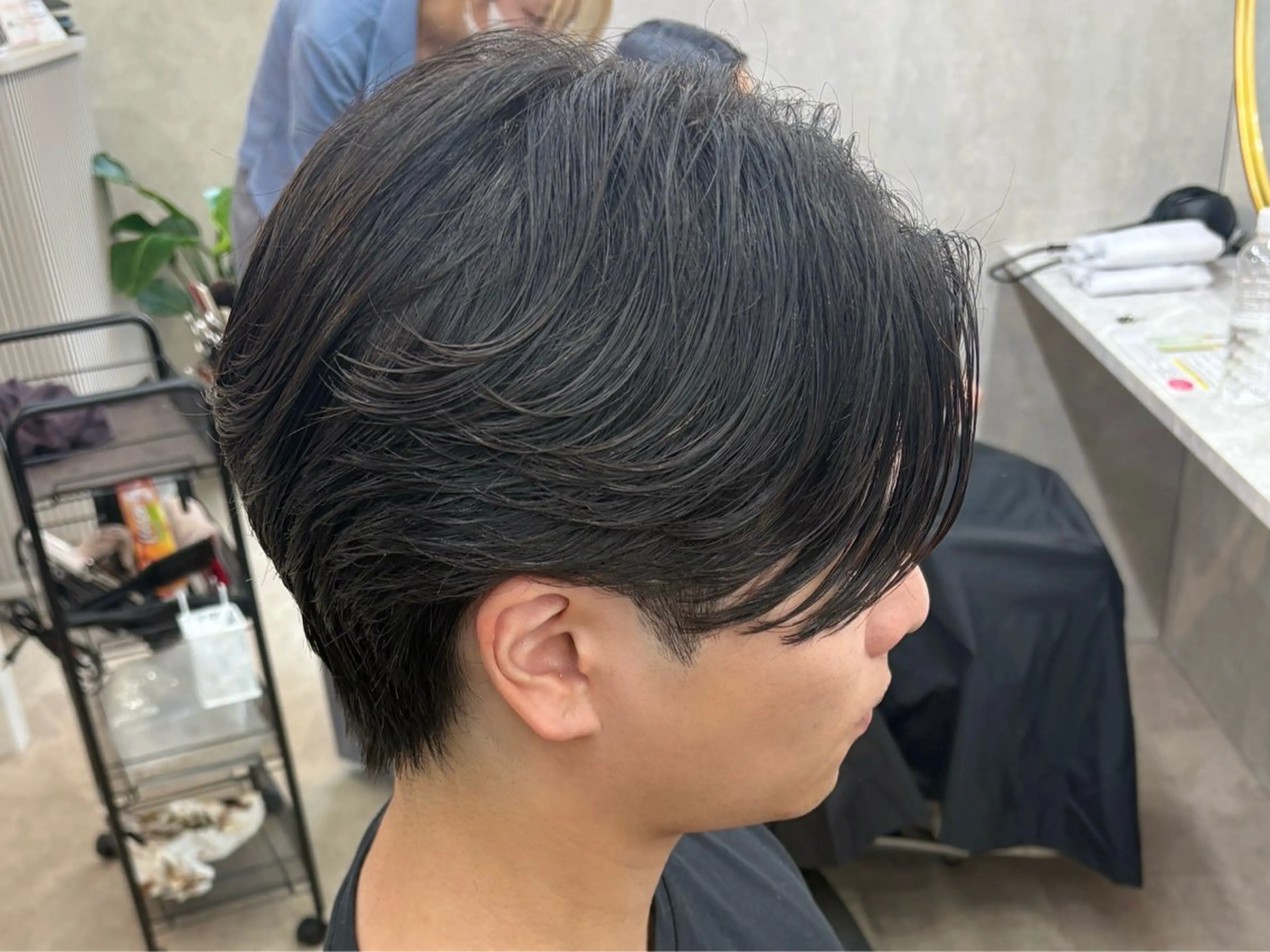 メンズカット+ニュアンスパーマ￥12450の写真