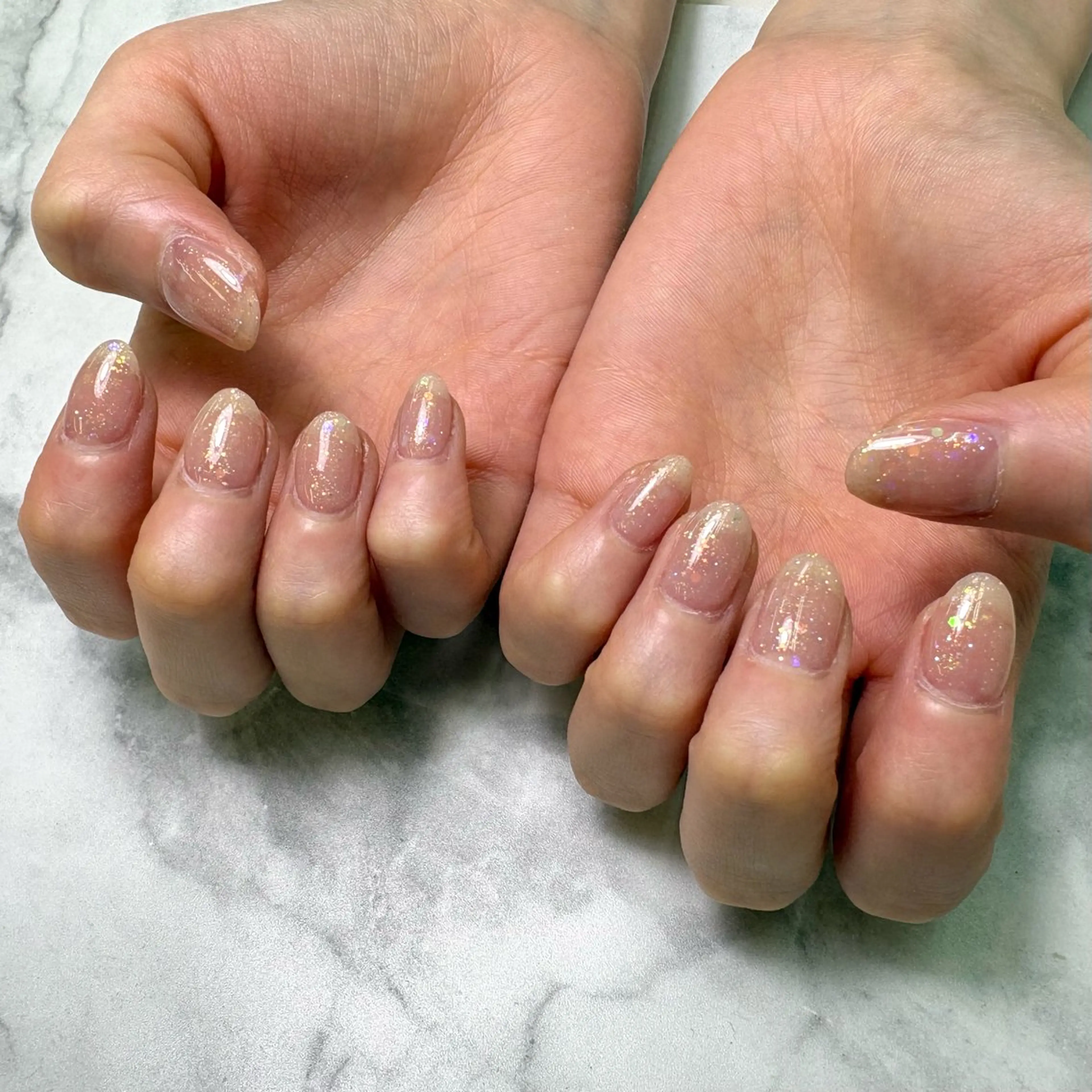 ネイル ワンカラーネイル ハンドネイル 大垣 彩乃のネイルデザイン