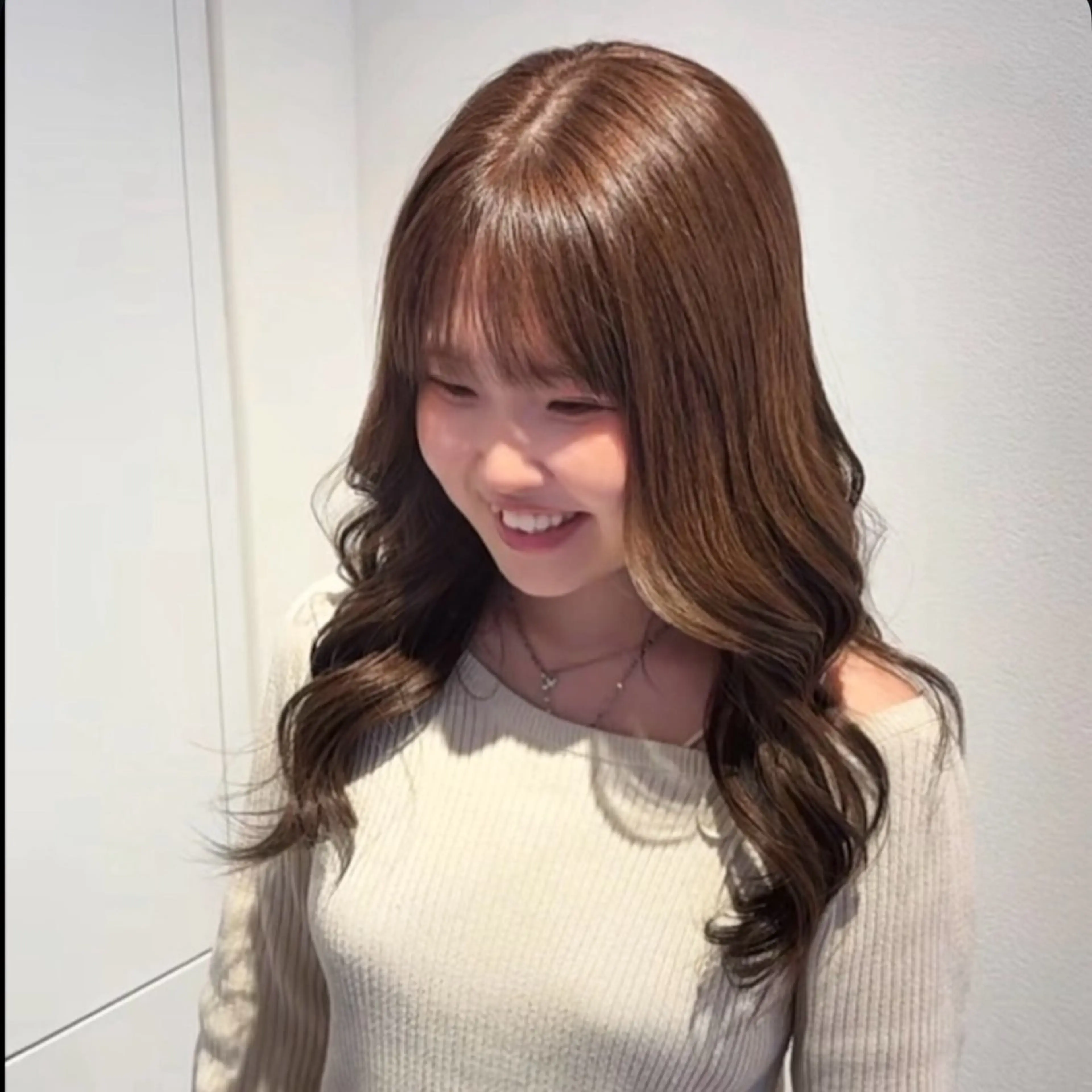 ロング カラー ベージュカラー ブリーチ 透明感カラー グレージュ ミルクティーグレージュ SASE/ 🍒nodoka🍒のヘアスタイル