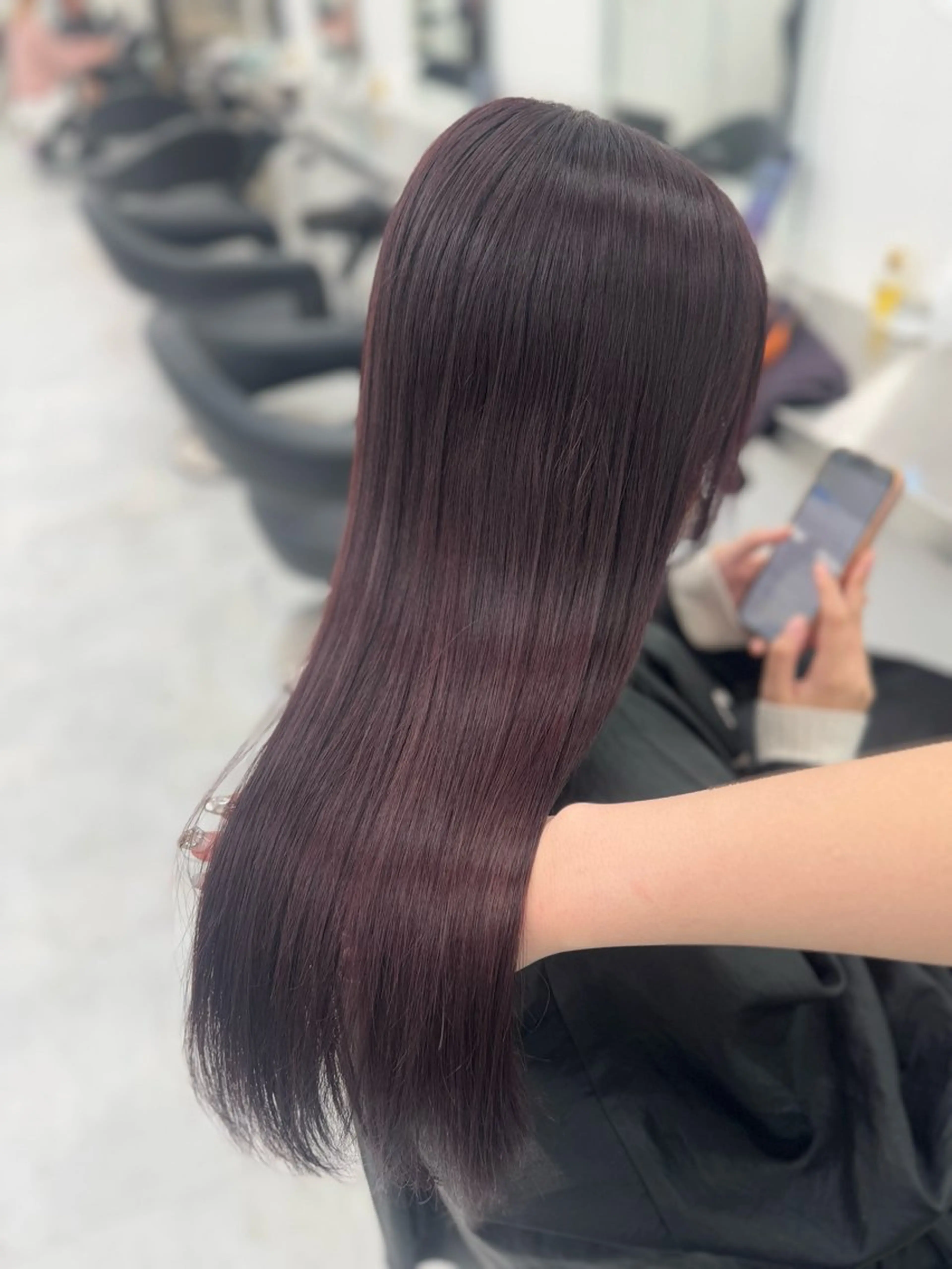 セミロング カラー カット ヘアカラー トリートメント ヘアセット 🎀愛されgirly ヘア🫧Ayakaのヘアスタイル