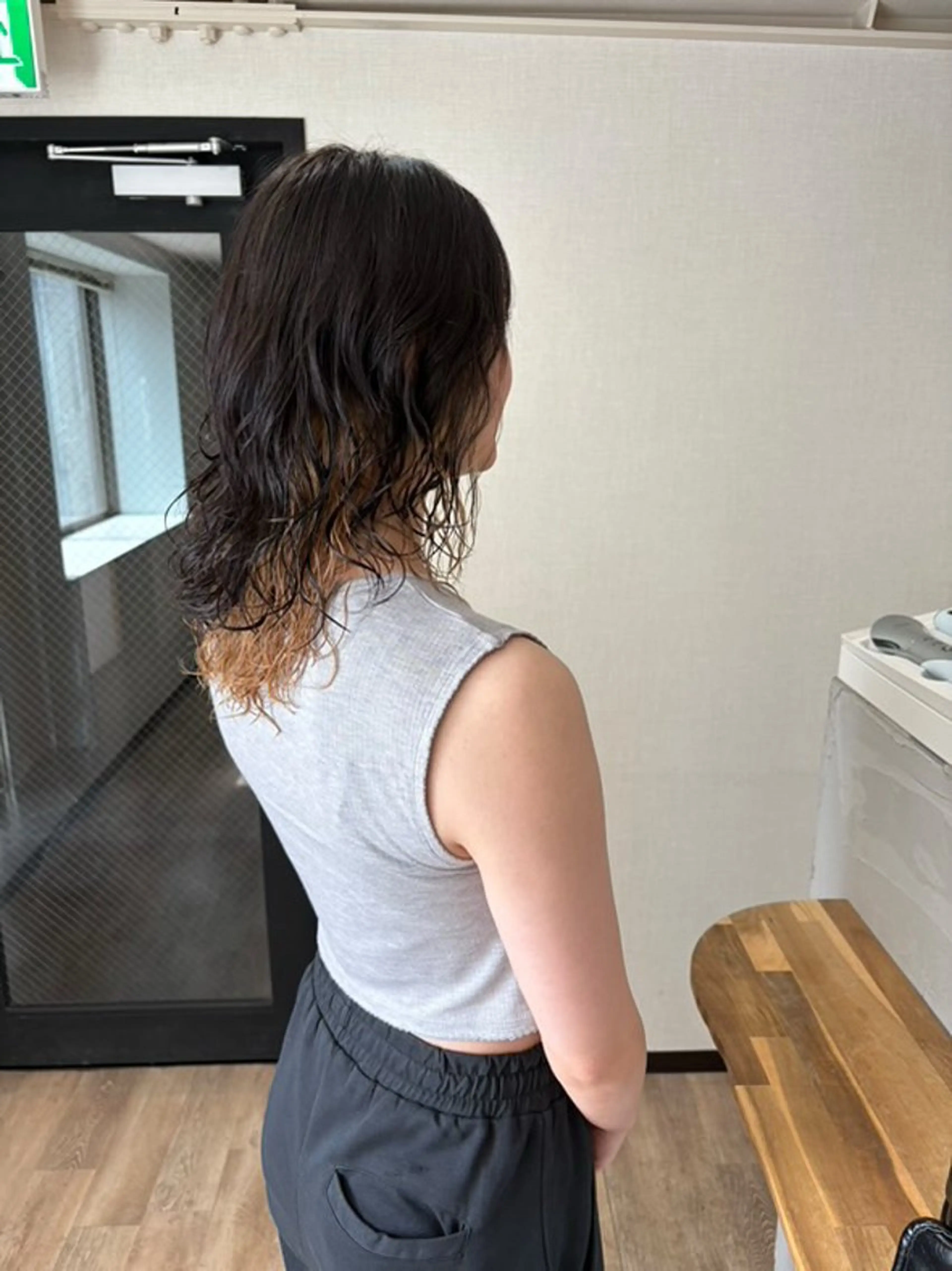 カット+ケアパーマの写真