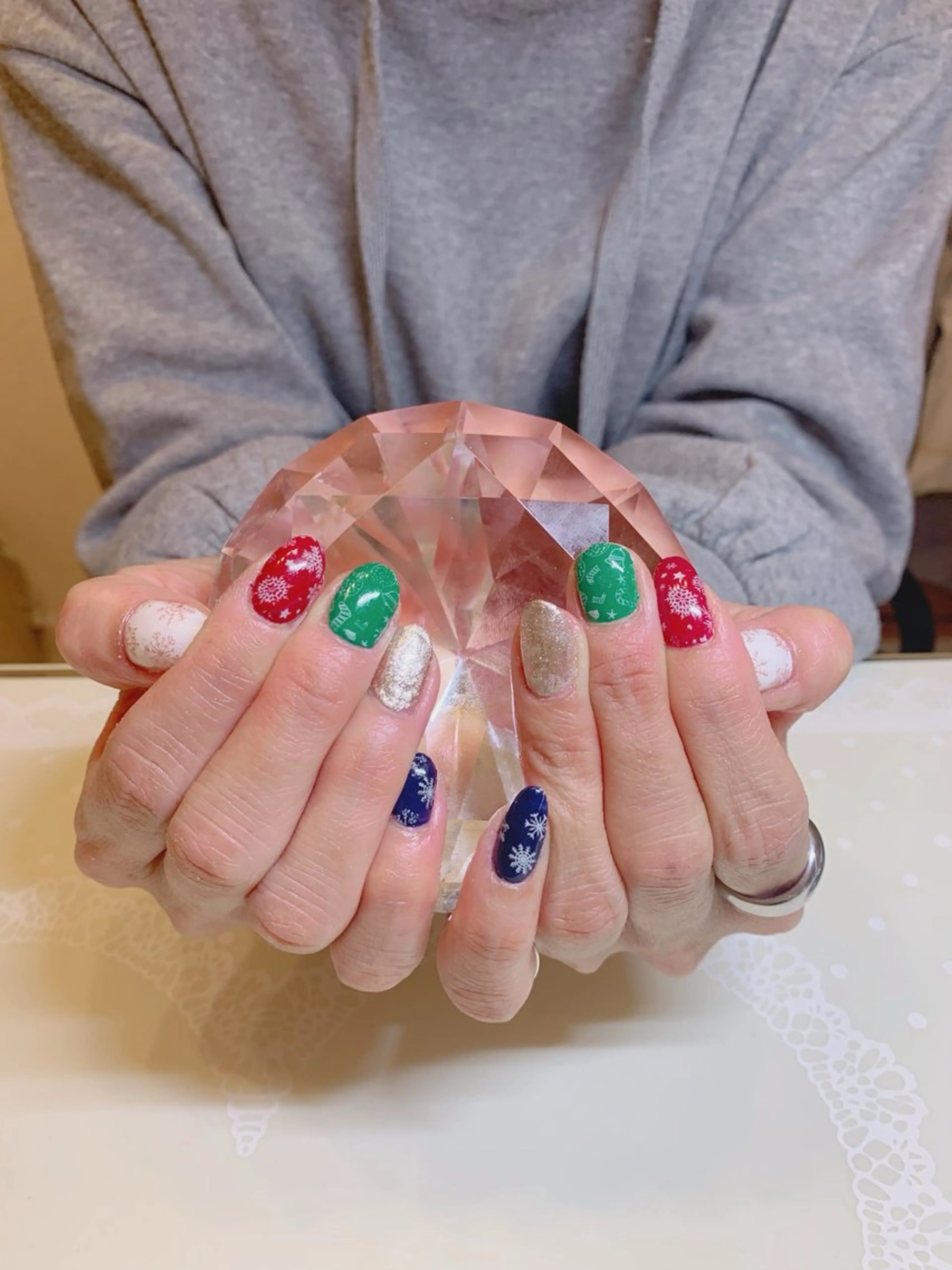 ネイル 冬ネイル クリスマス ｔe_ nailのネイルデザイン