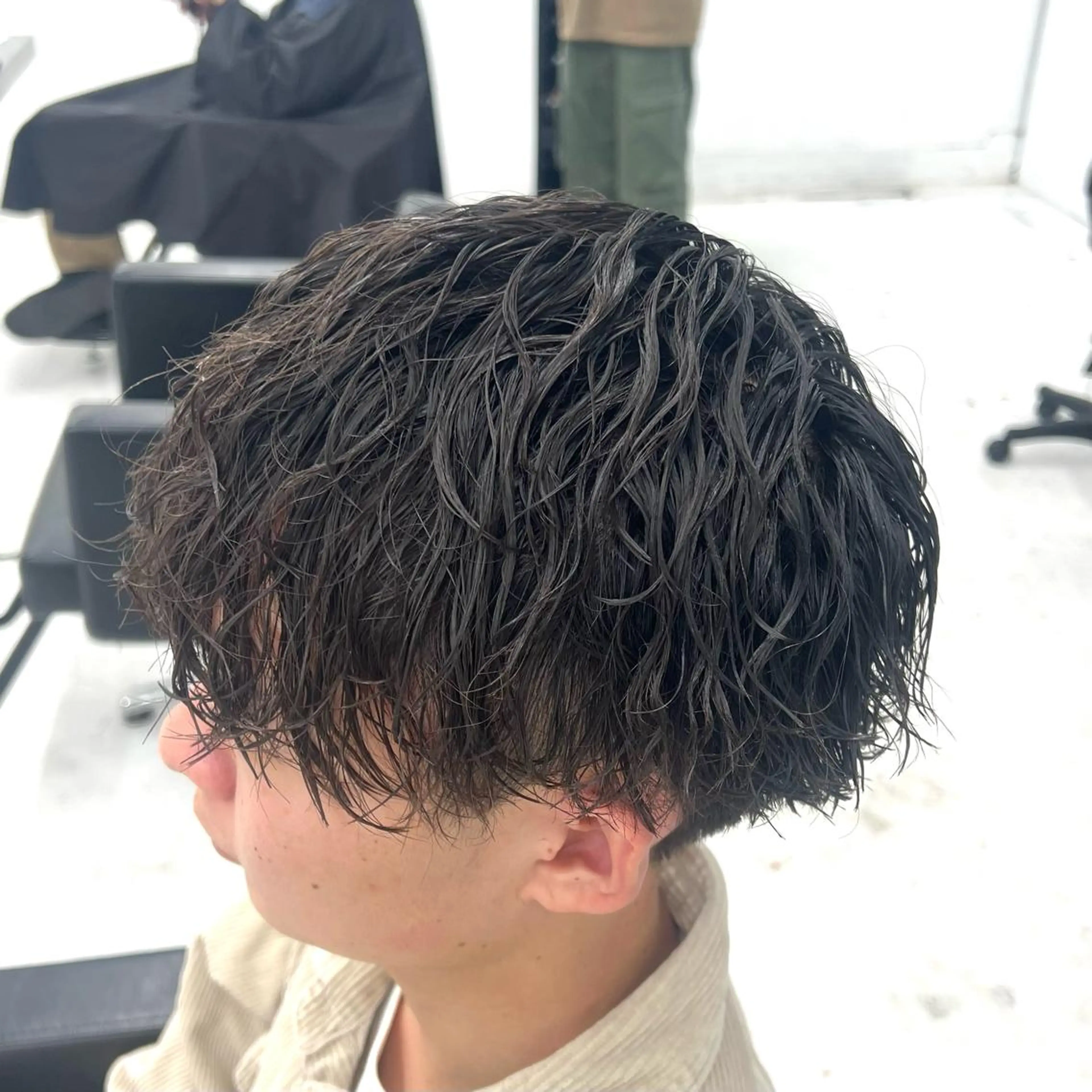 パーマ メンズ カット パーマ 柏メンズカットパーマ NO.1タイチのヘアスタイル