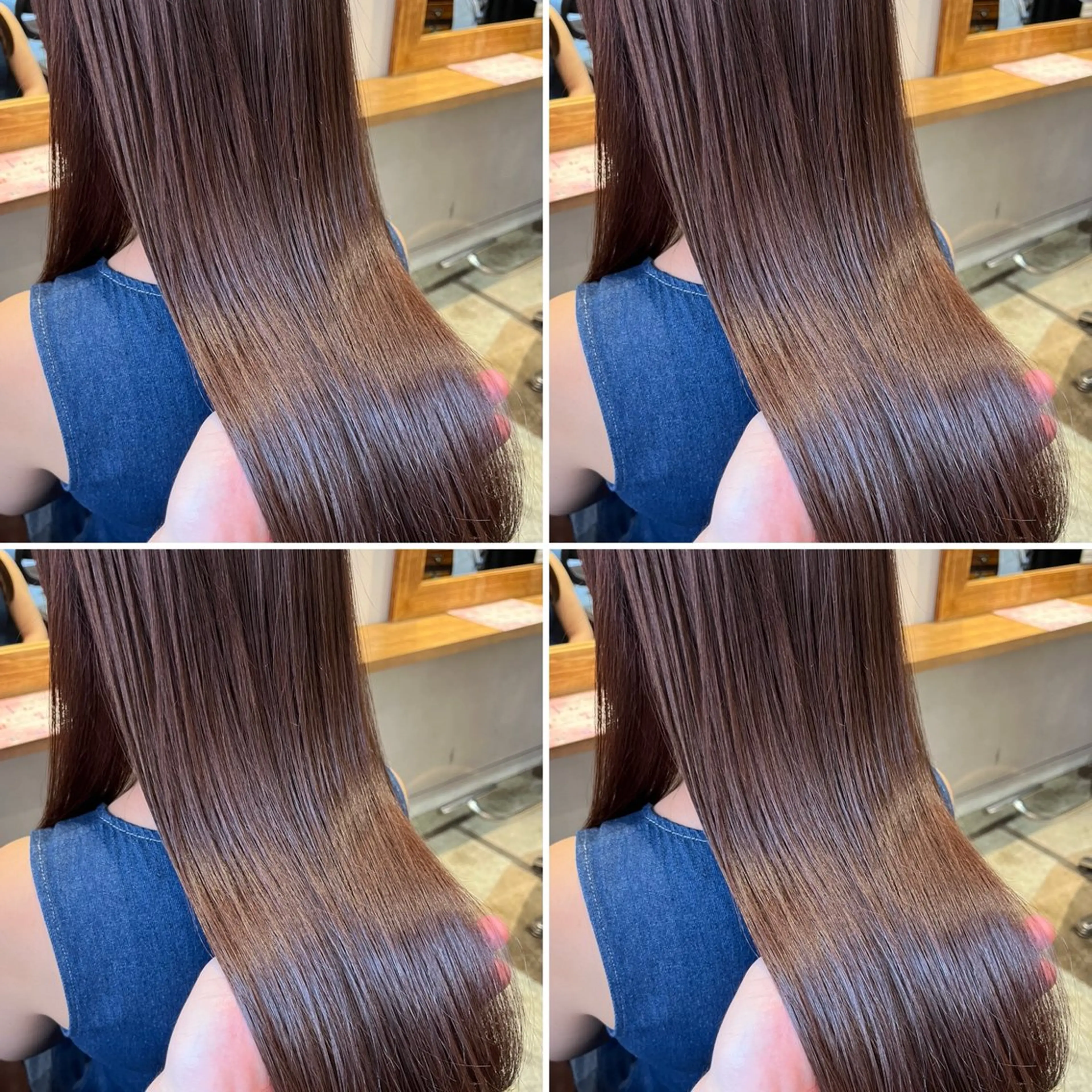 ロング カラー カット ヘアカラー トリートメント ヘアセット 艶髪・韓国ヘア特化 💎店長望月のヘアスタイル