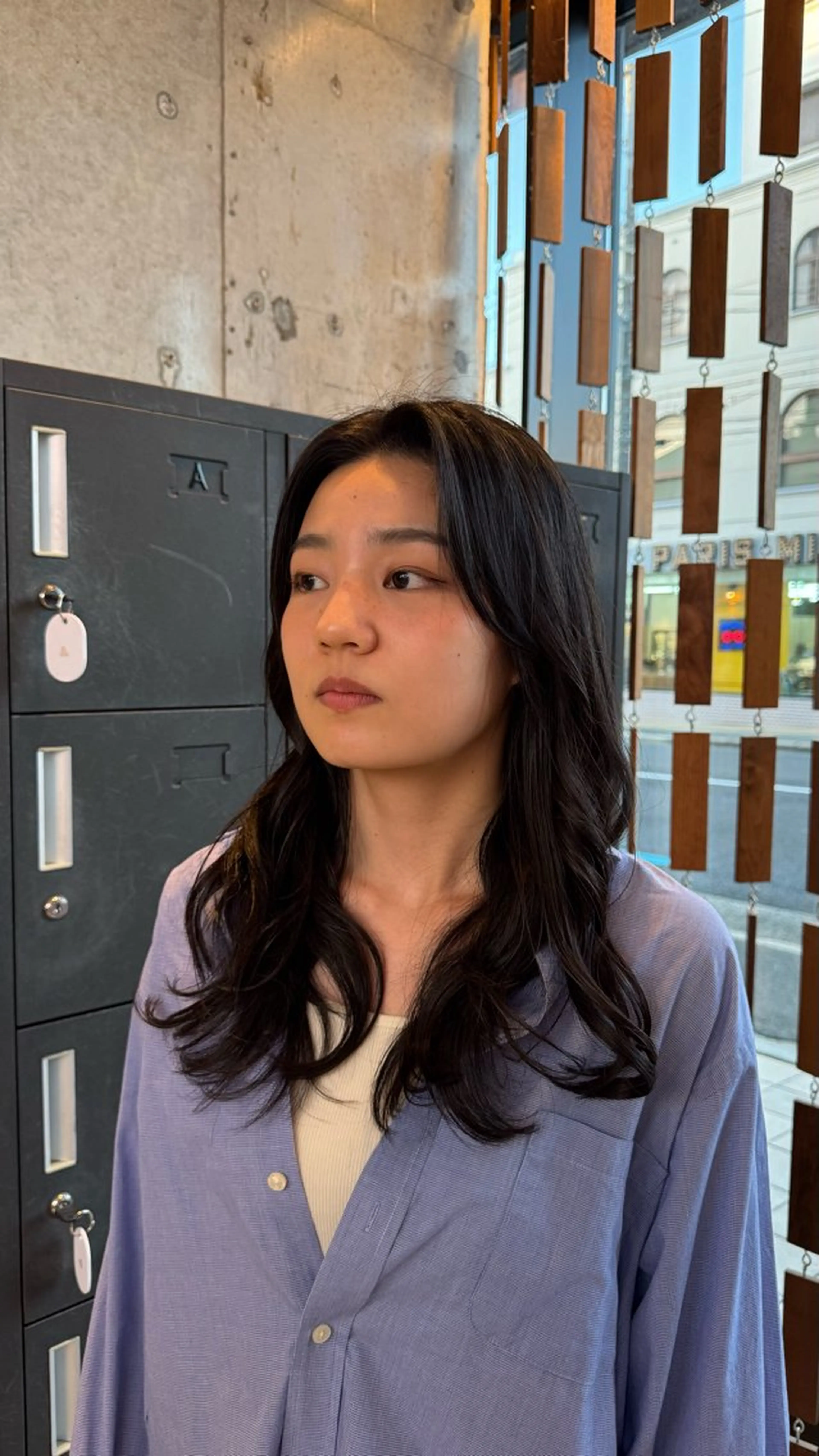 ロング 縮毛矯正 三好 祐希のヘアスタイル