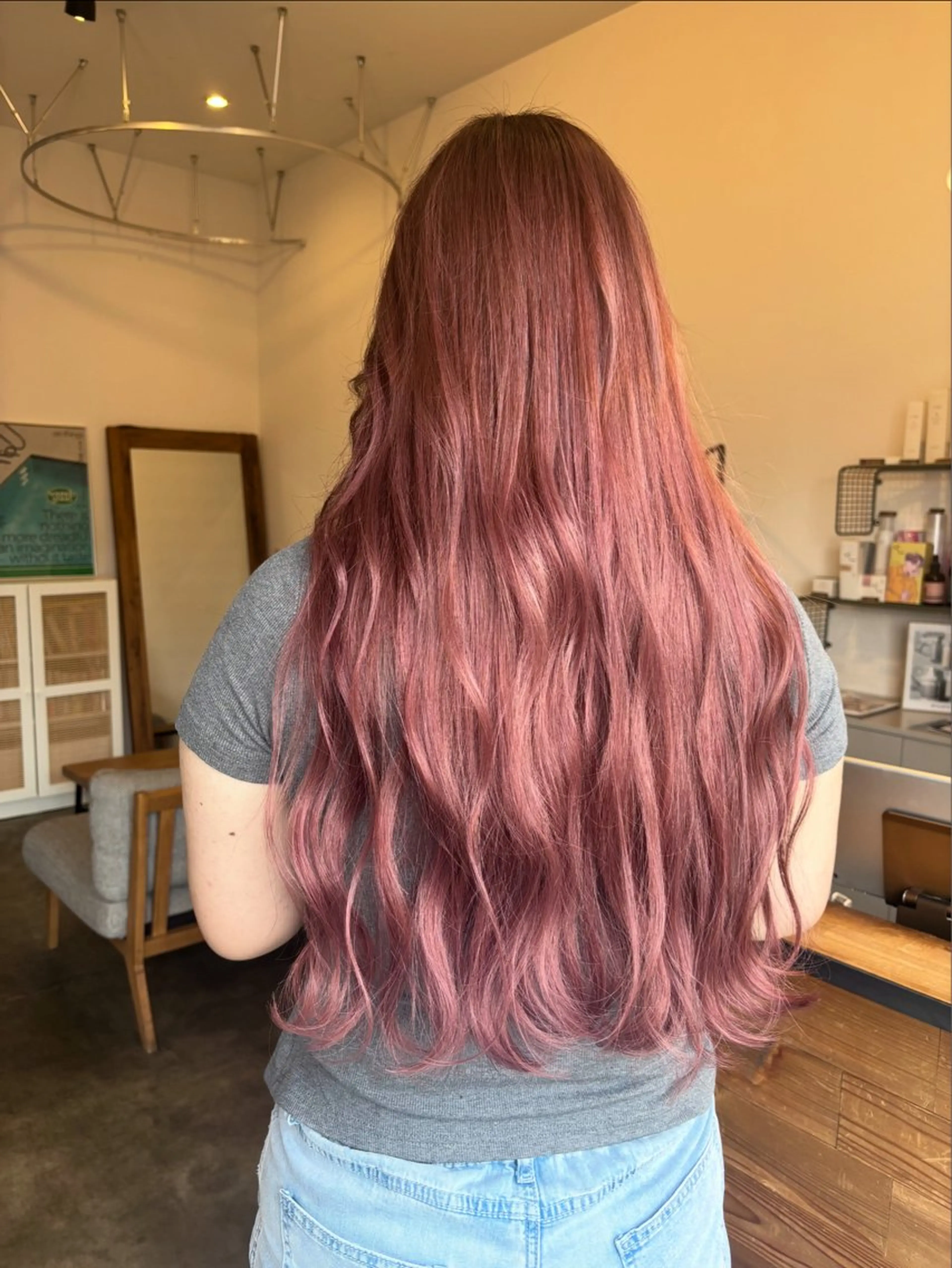 ロング カラー ピンクカラー ヘアカラー REIKA 【eito】のヘアスタイル