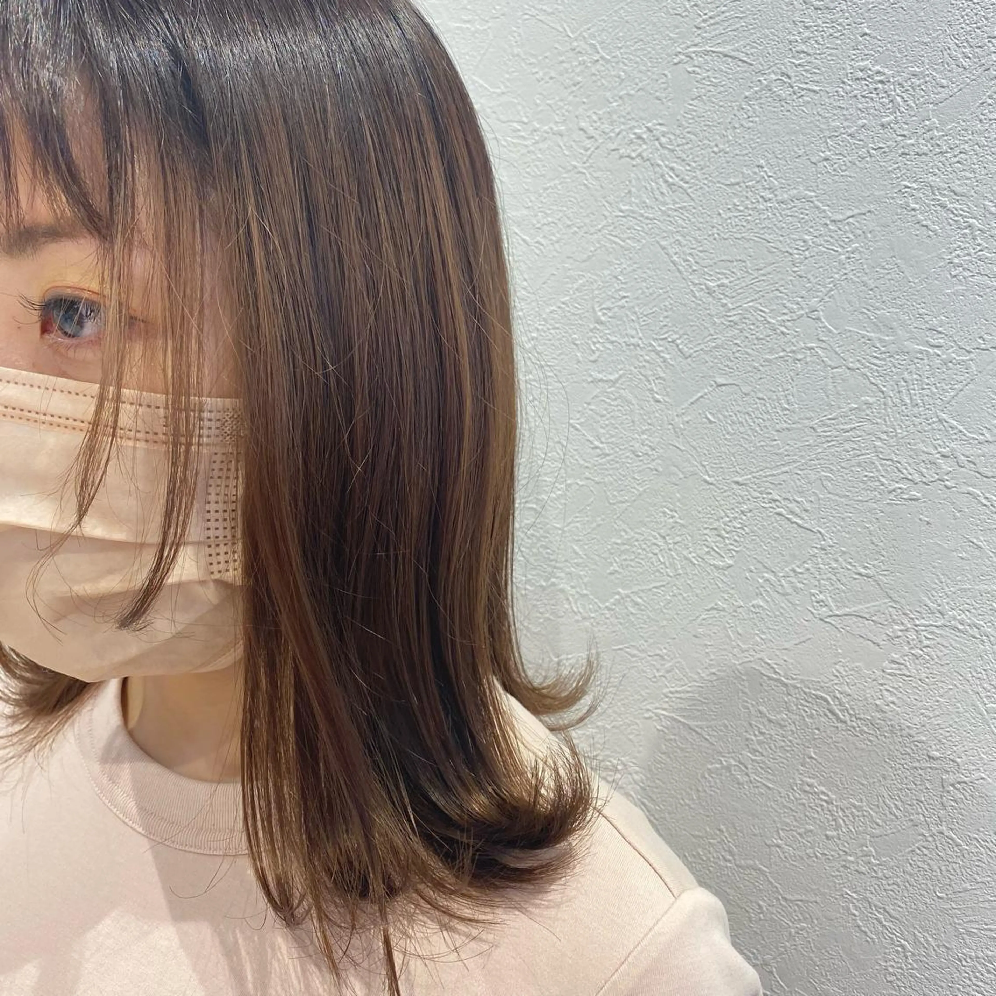 ミディアム 宮村 真穂のヘアスタイル