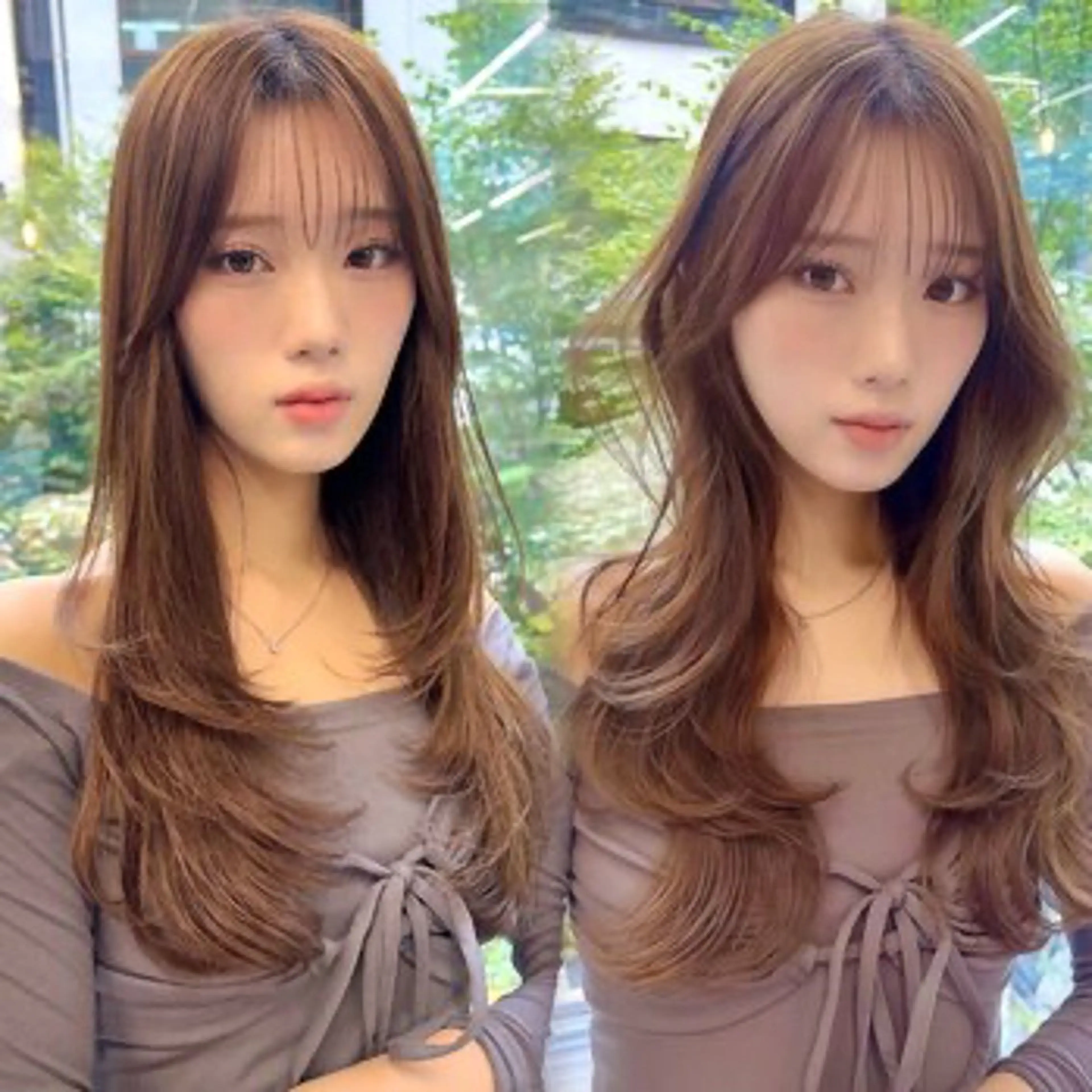 ロング カット トリートメント 髪質改善/レイヤー 🌻秋月 日向🌻のヘアスタイル