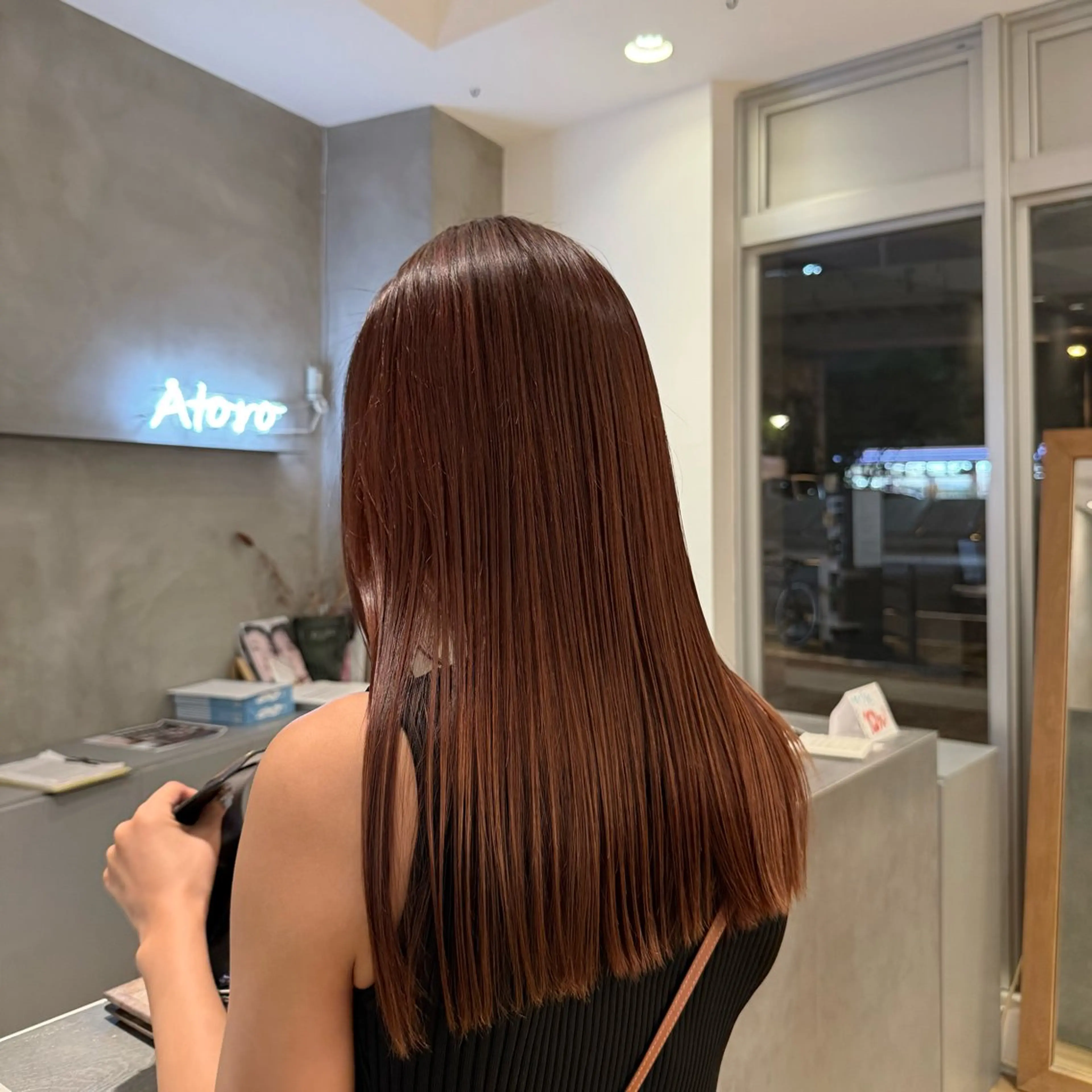 パーマ 縮毛矯正 Atoro所属・ストレート｜ブリーチ ｜honokaのヘアスタイル