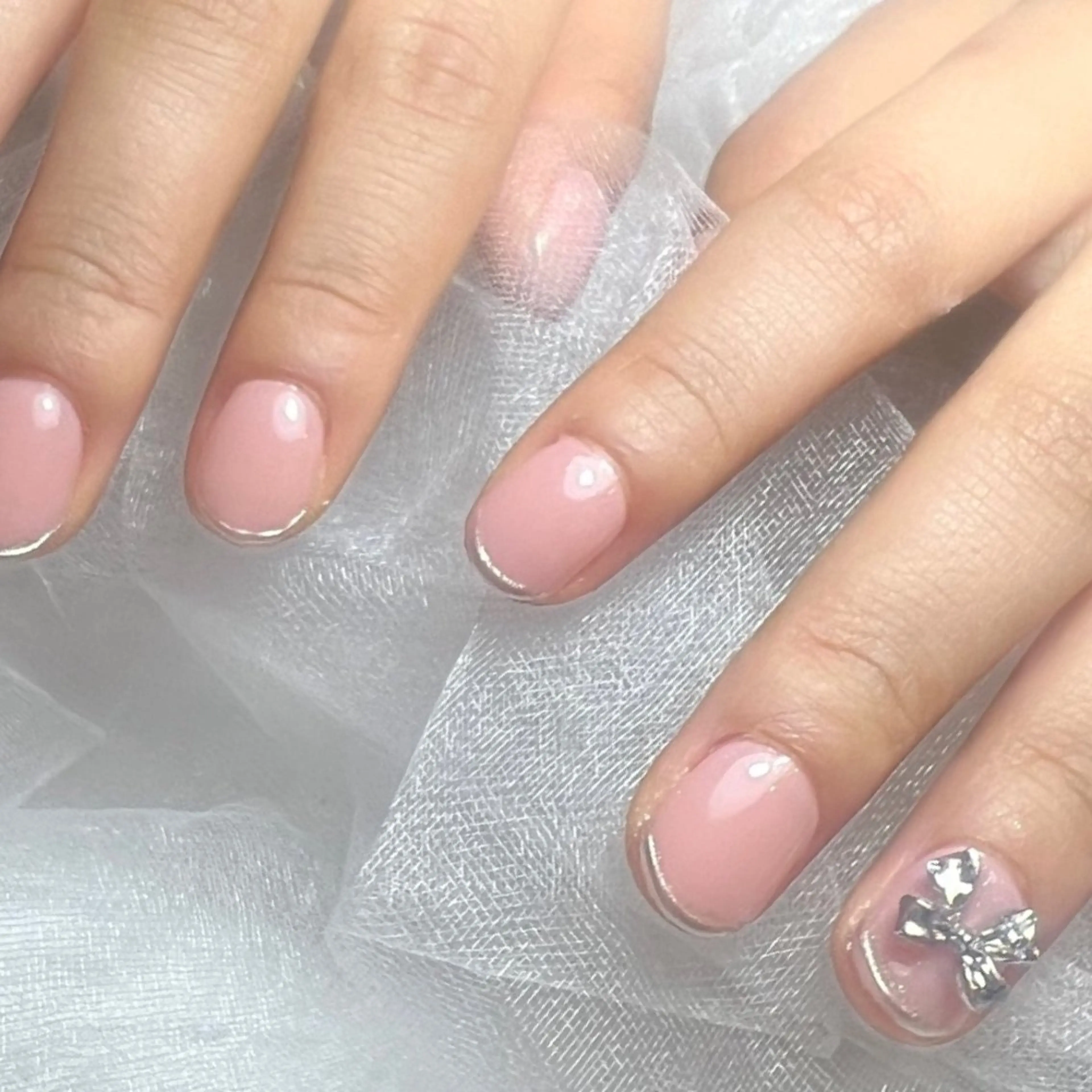 ネイル リボン Lili nail所属・Lilibeauty salonのネイルデザイン