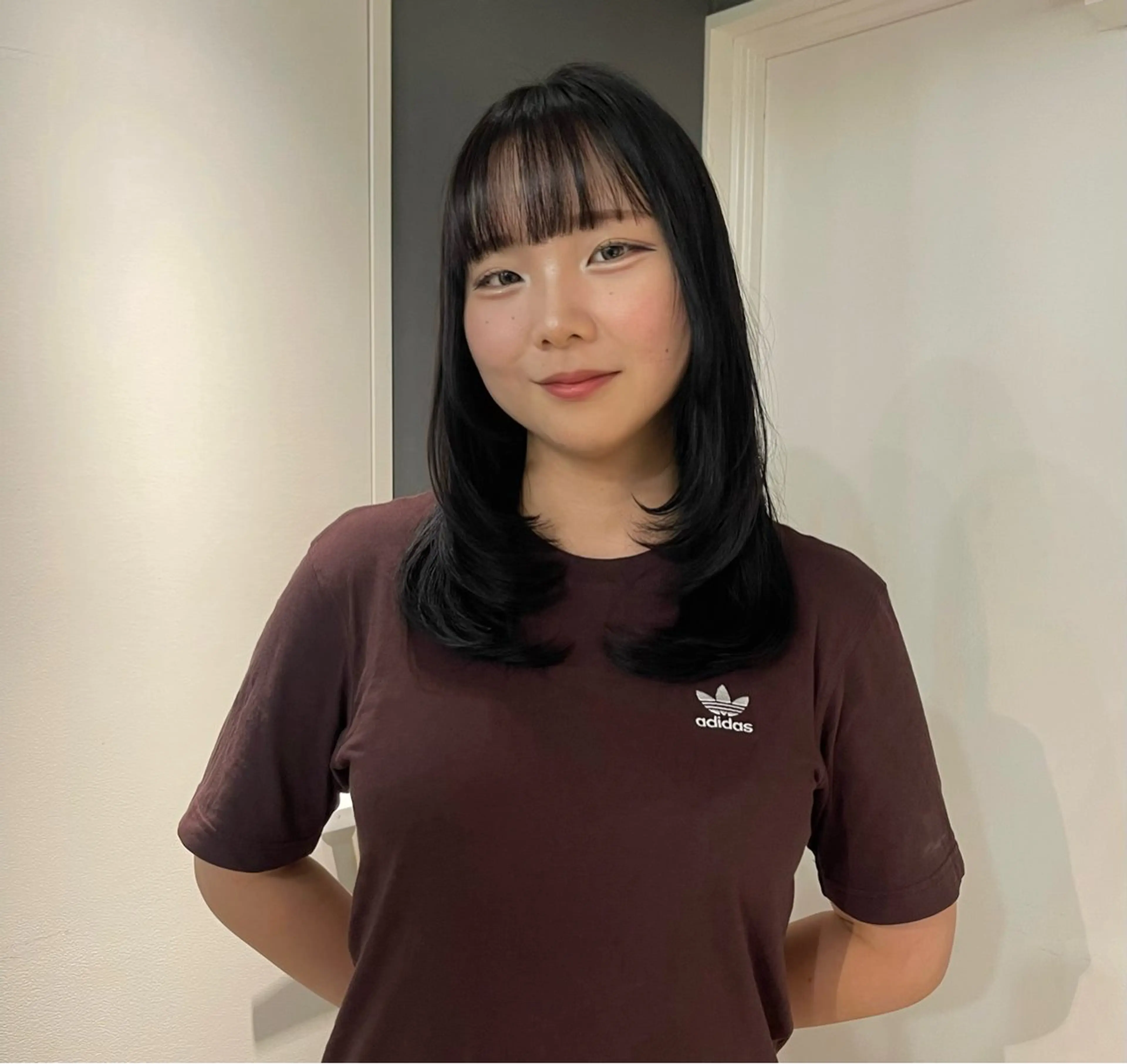 ミディアム カラー カット ヘアカラー トリートメント 縮毛矯正/美髪 NENE/CIENのヘアスタイル
