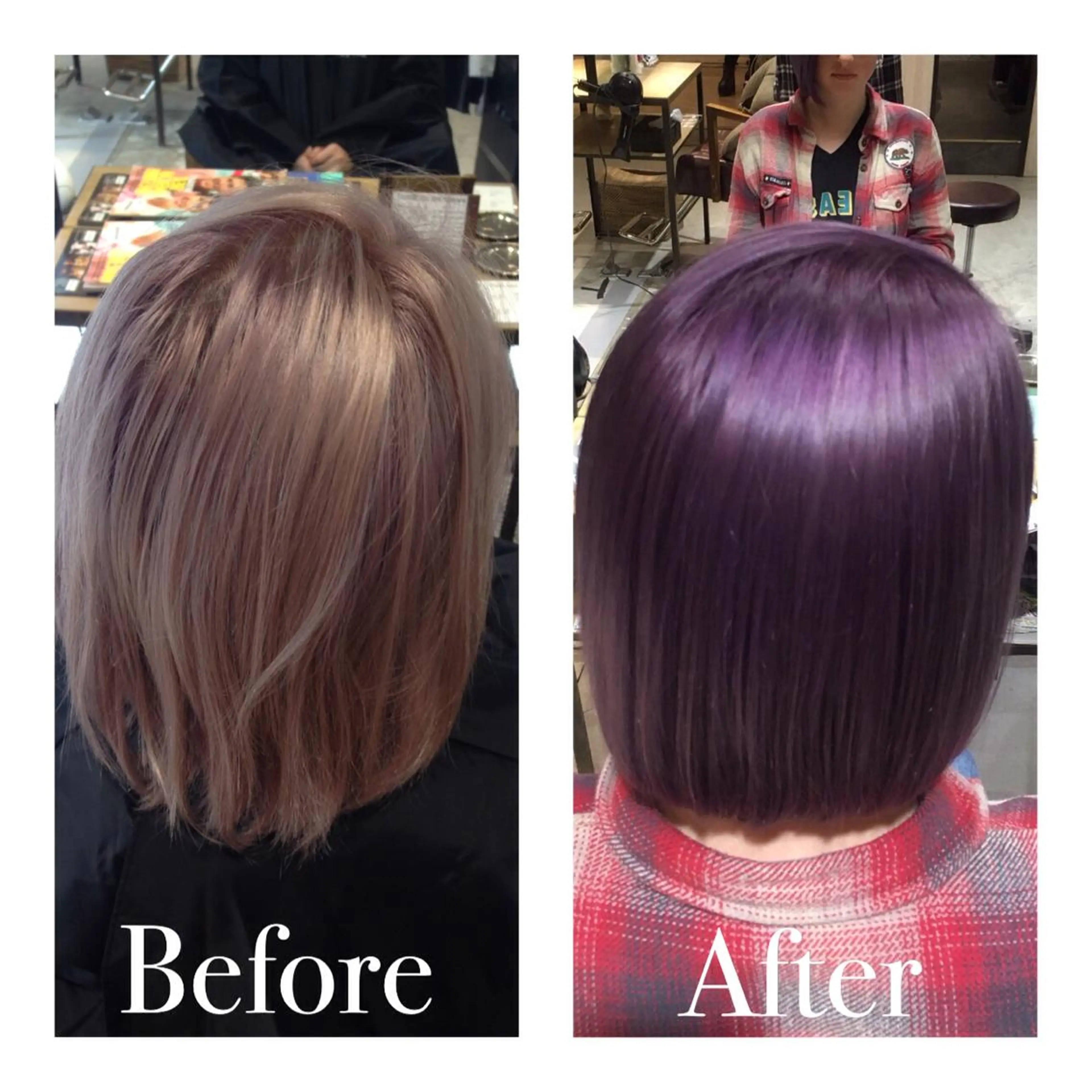 ショート ミディアム カラー アオガミ （前髪顔周りカット）のヘアスタイル