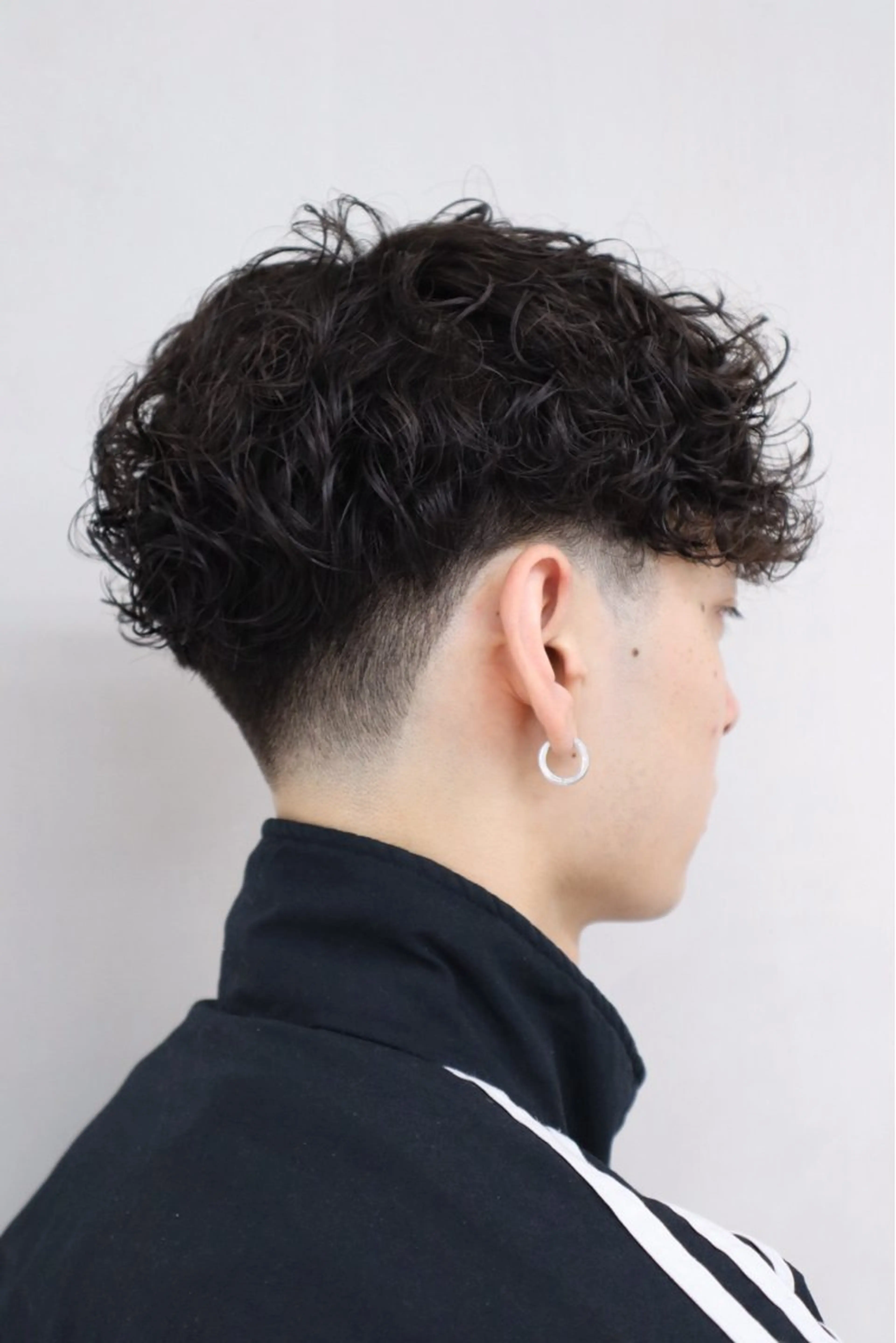 ショート パーマ メンズ カット パーマ トリートメント ヘアセット メンズ特化   西野 晴紀のヘアスタイル