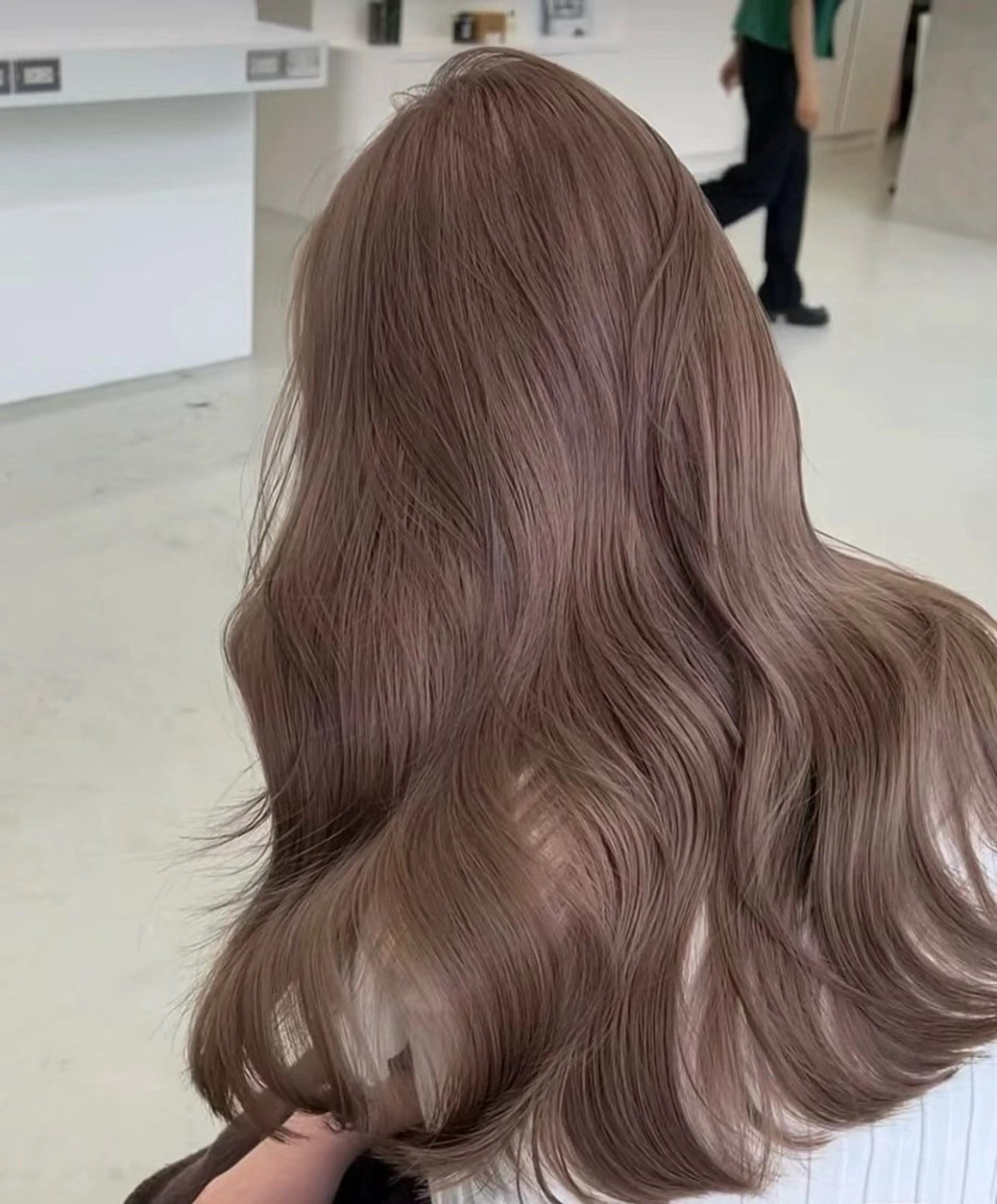 ロング ヘアカラー トリートメント 💝オトナ可愛い 💝徳井はやとのヘアスタイル