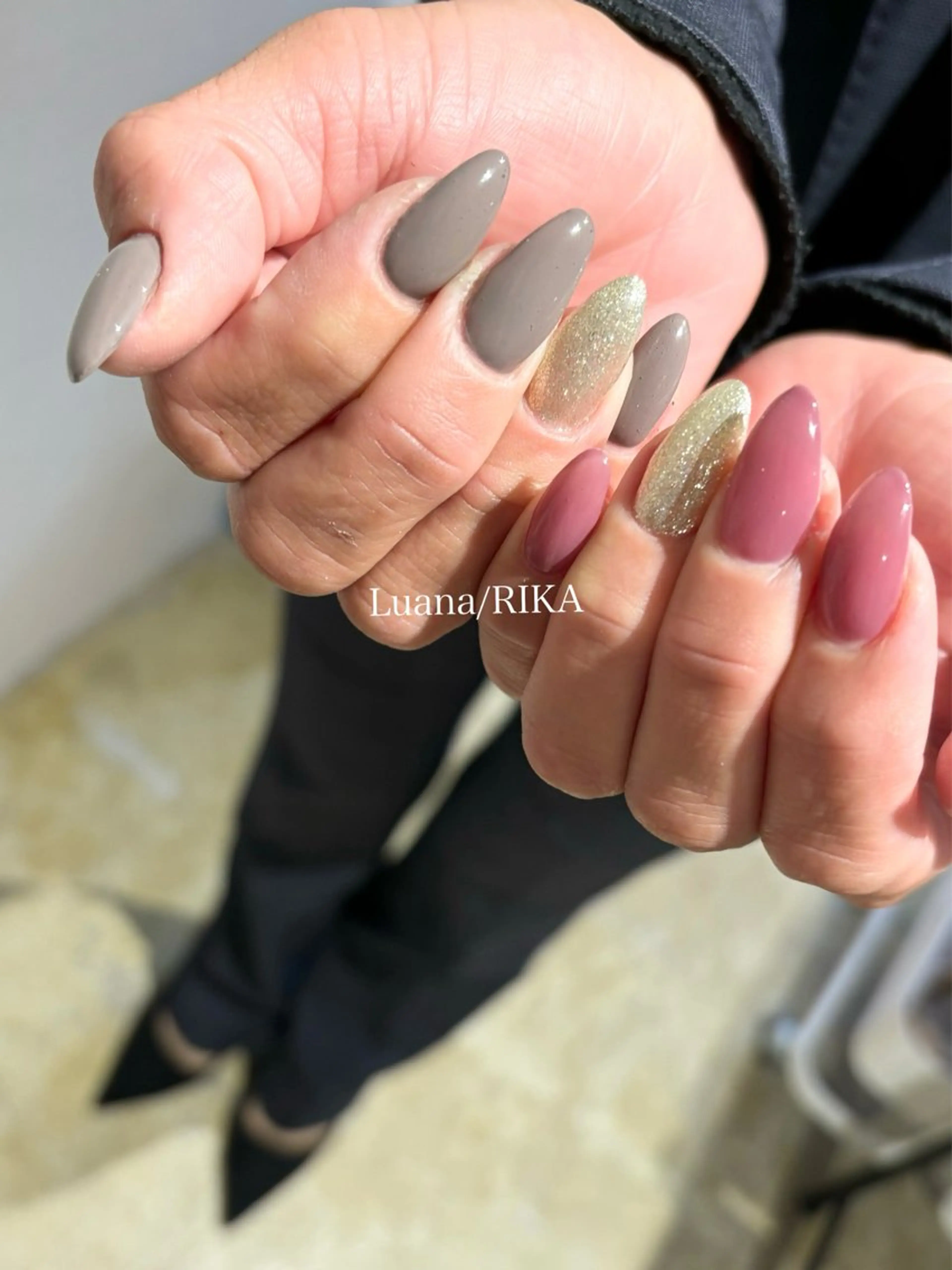 ネイル ワンカラーネイル ハンドネイル Nail Salon Luana Rikaのネイルデザイン