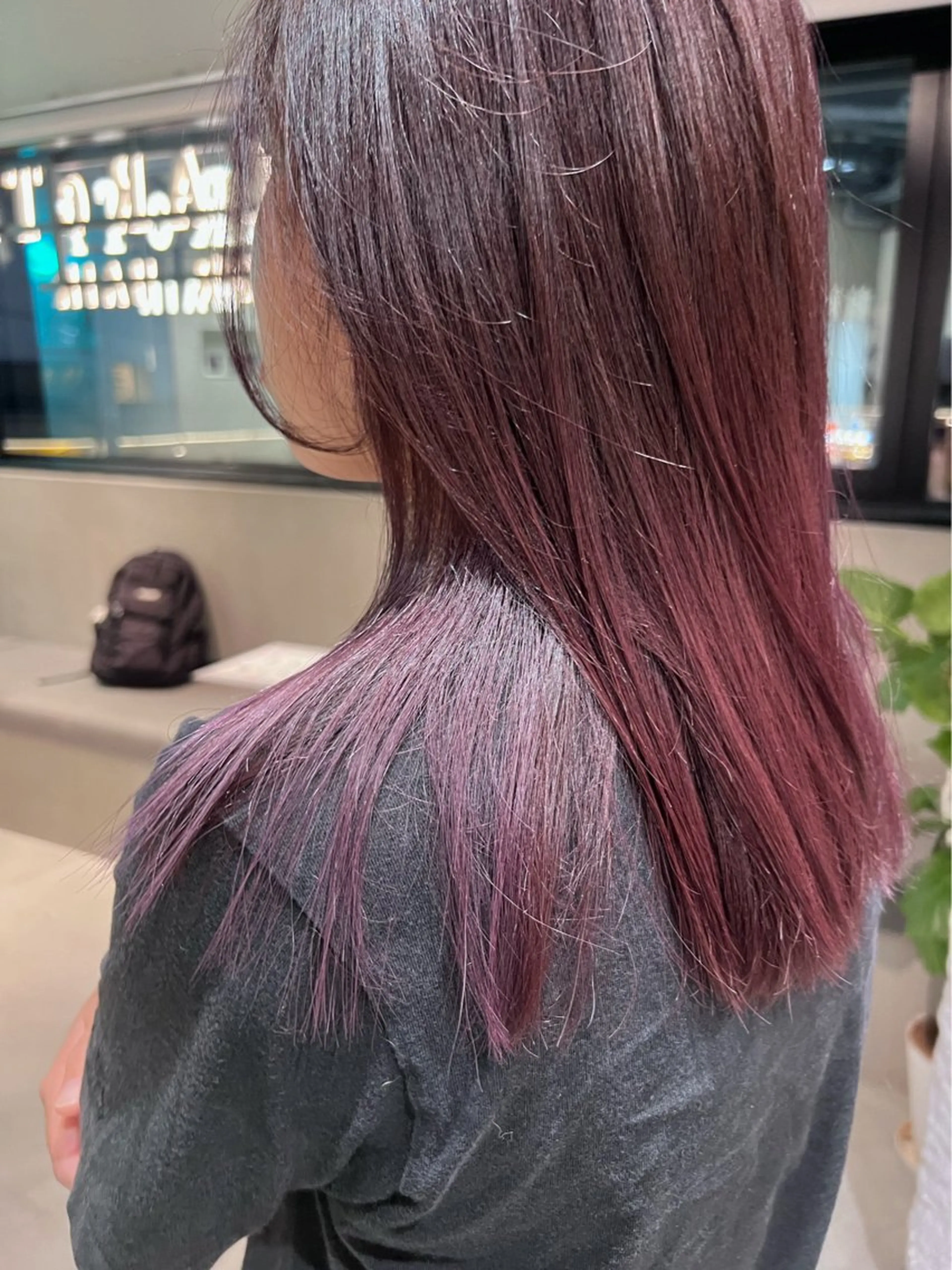 セミロング カラー ヘアカラー トリートメント 🌐👽フクイ キララ🌎💎のヘアスタイル