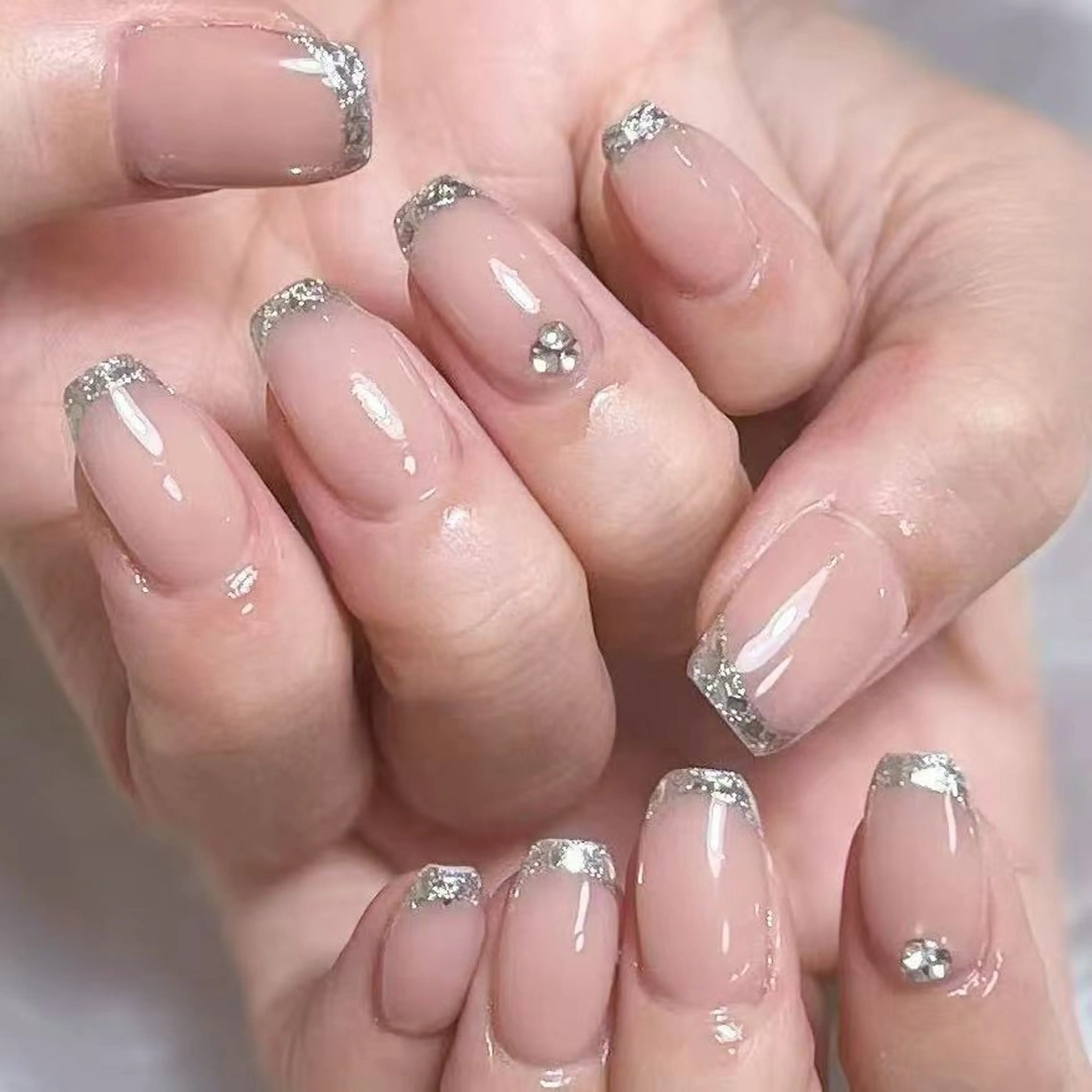 ネイル ハンドネイル ハンドケア Diamond 🧚🏻‍♀️のネイルデザイン