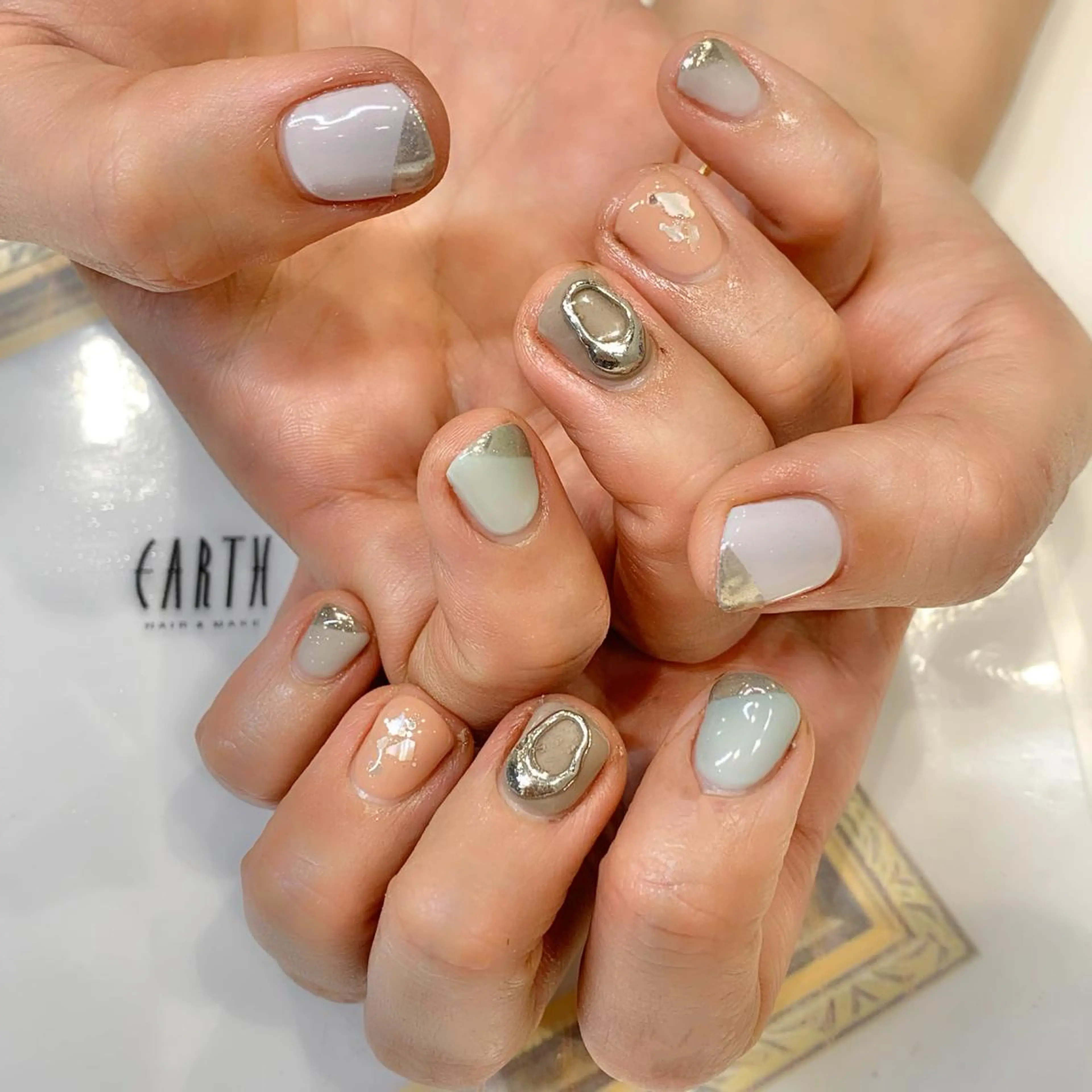 ネイル ハンドネイル 佐藤 まりえのネイルデザイン