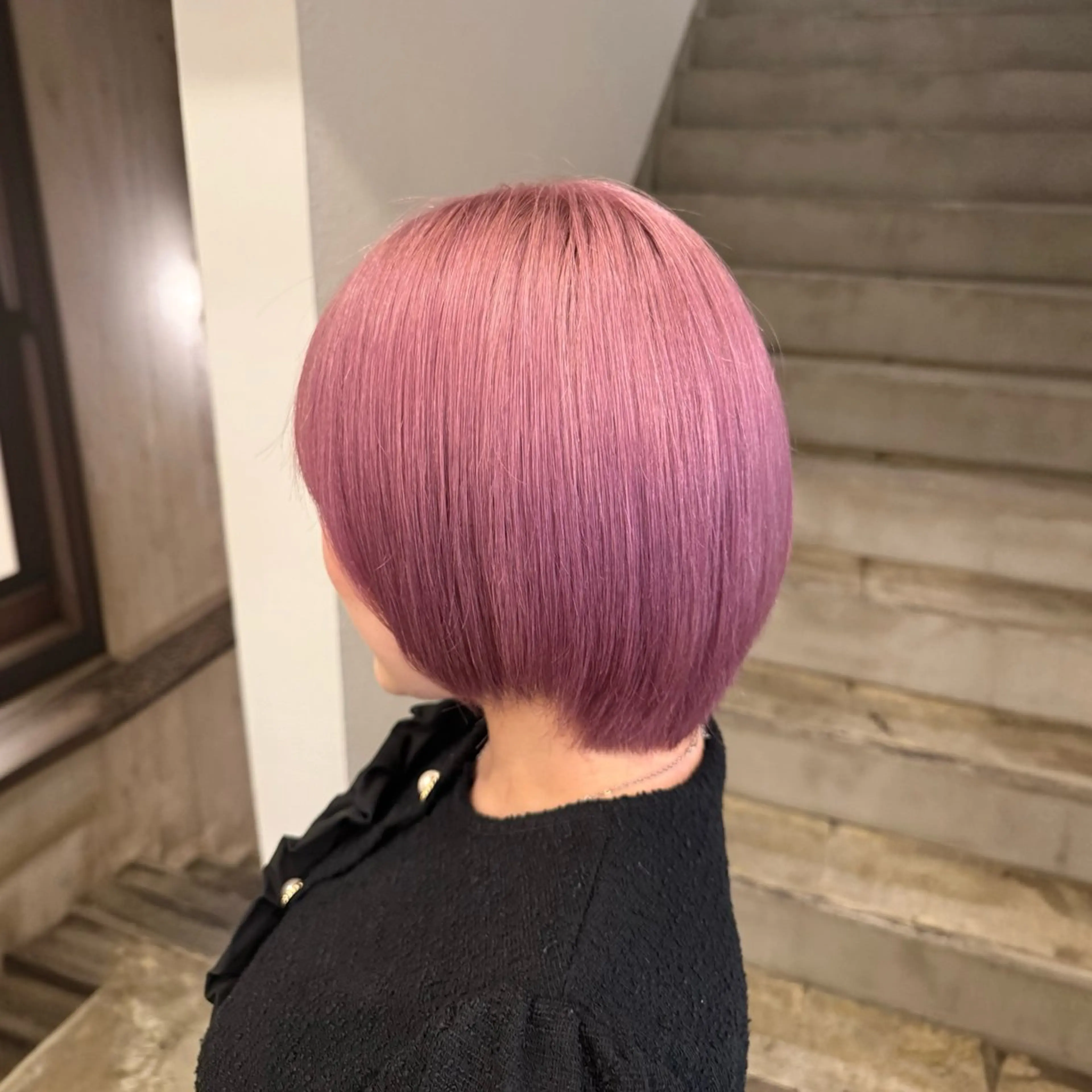 ミディアム ヘアカラー 艶ハイトーン/ 颯一朗のヘアスタイル
