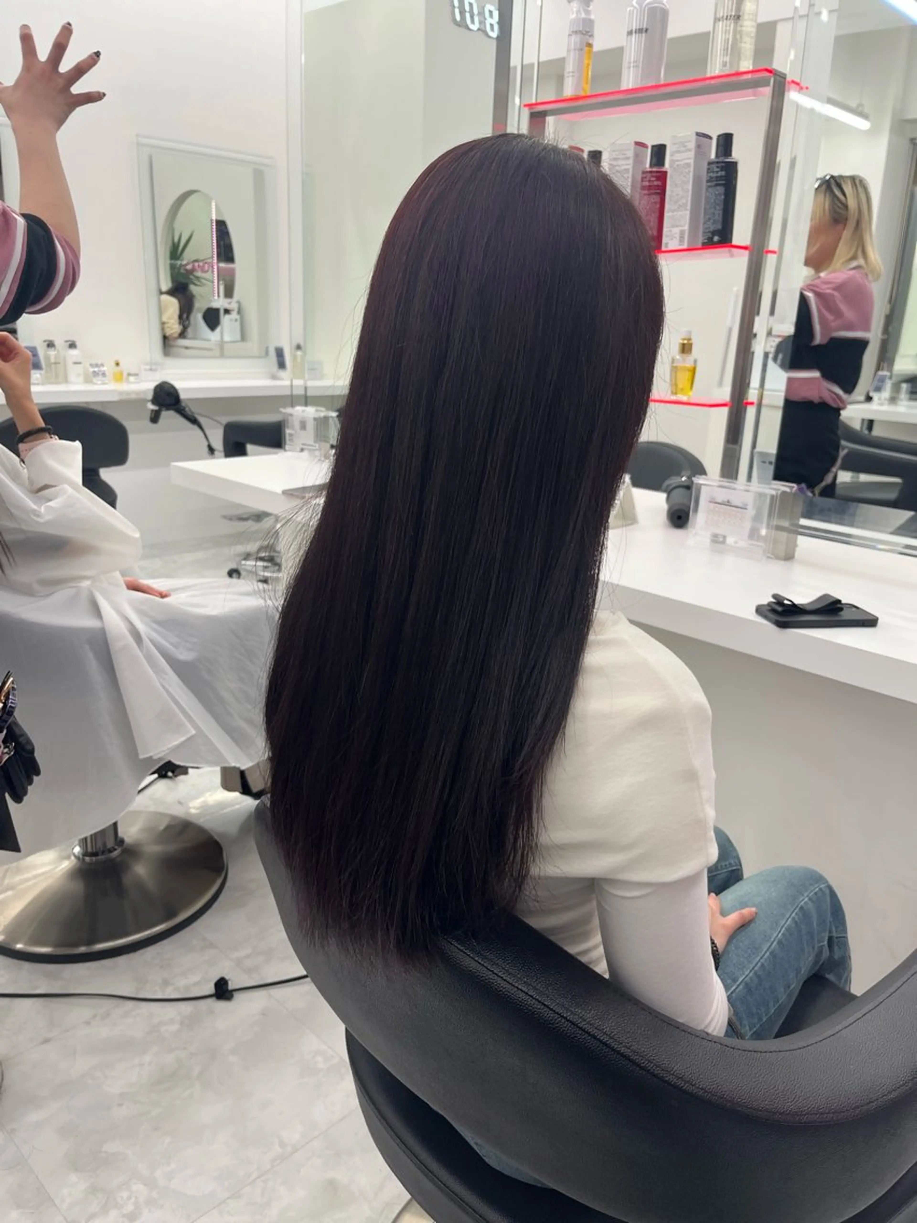 ロング カラー レッドカラー 💖トレンド夏 カラー💖FUTAのヘアスタイル