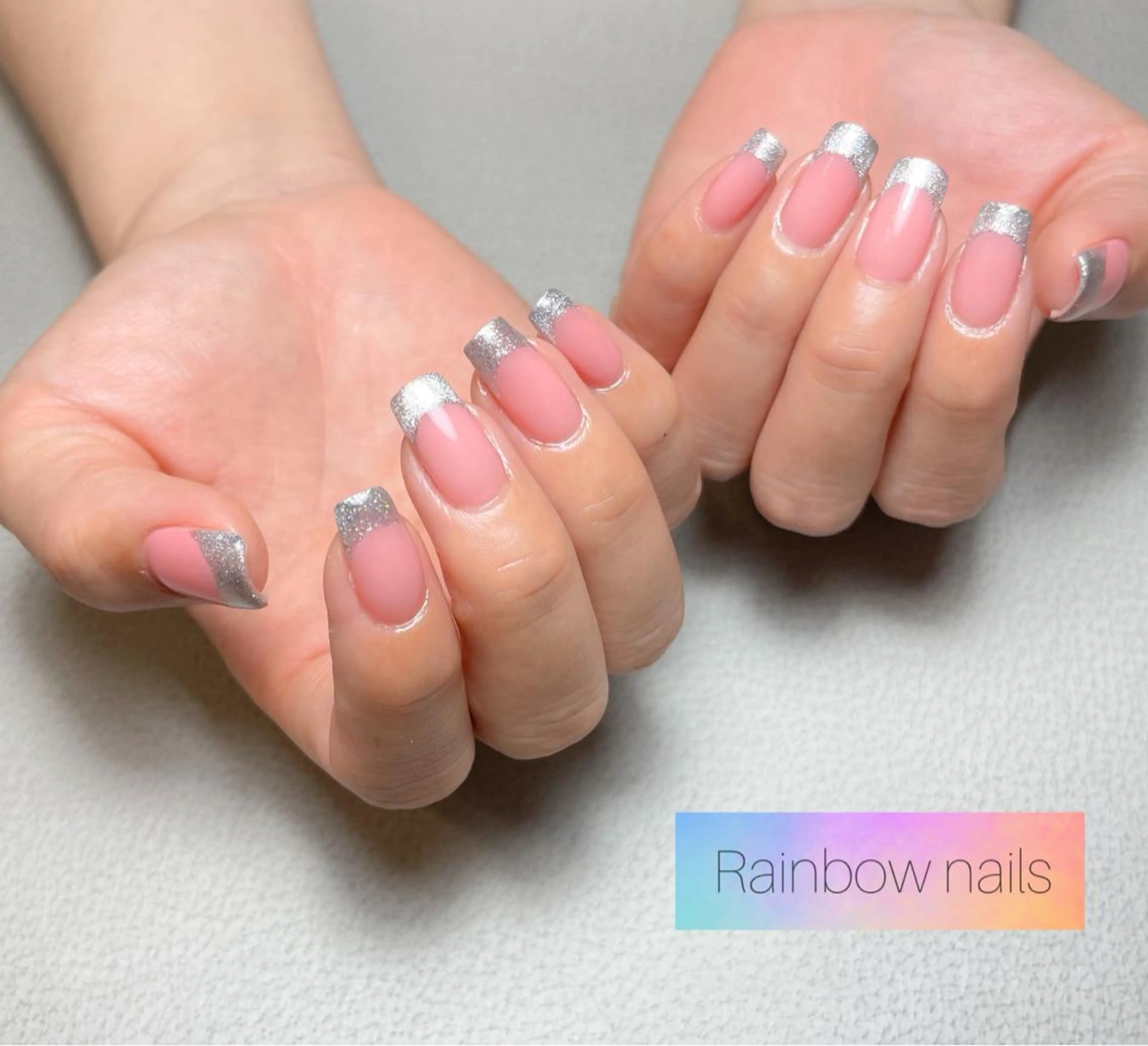 ネイル Rainbow nailsくろちゃんのネイルデザイン