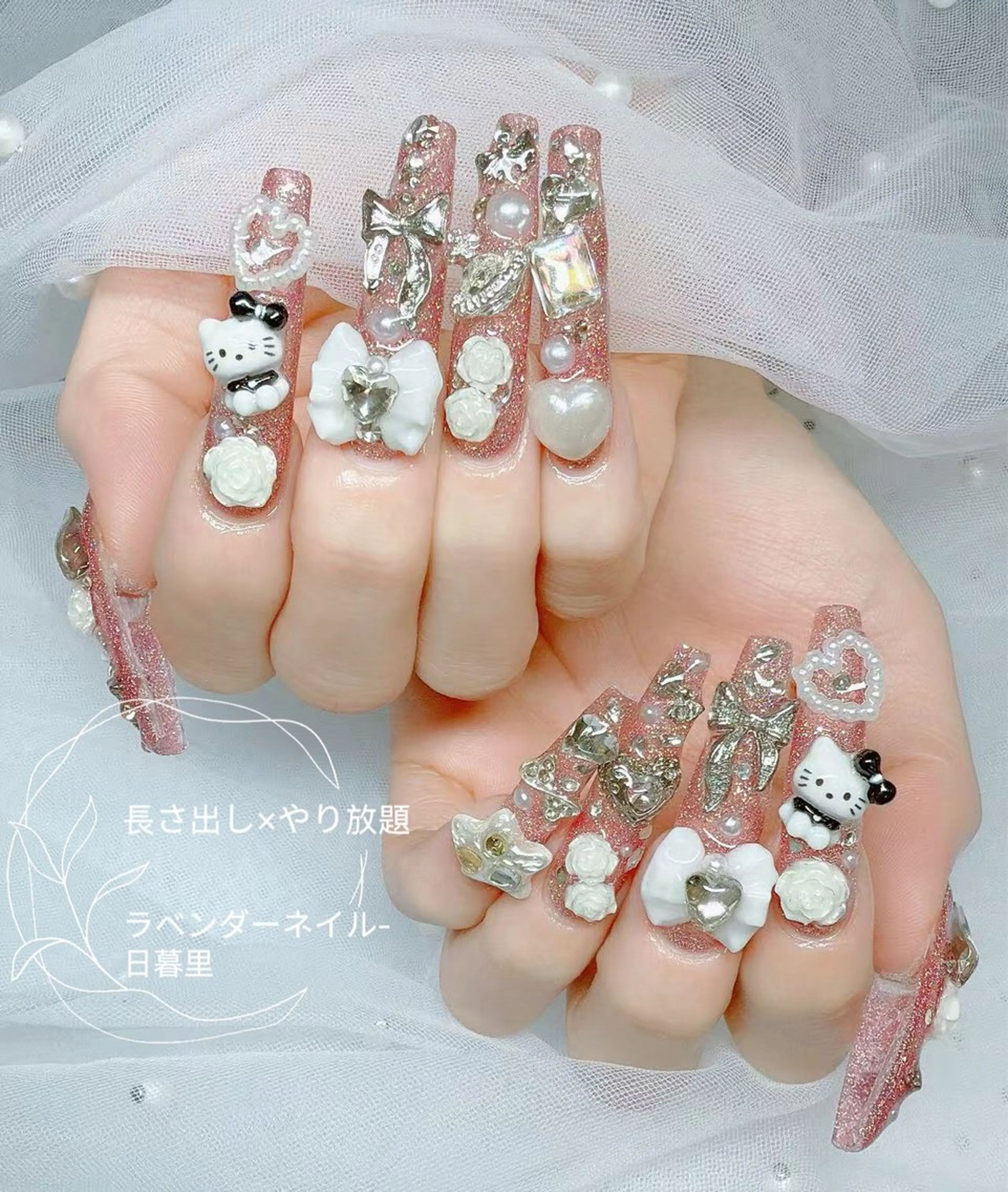 ネイル ハンドネイル 日暮里💝m1♡ルル ネイルのネイルデザイン