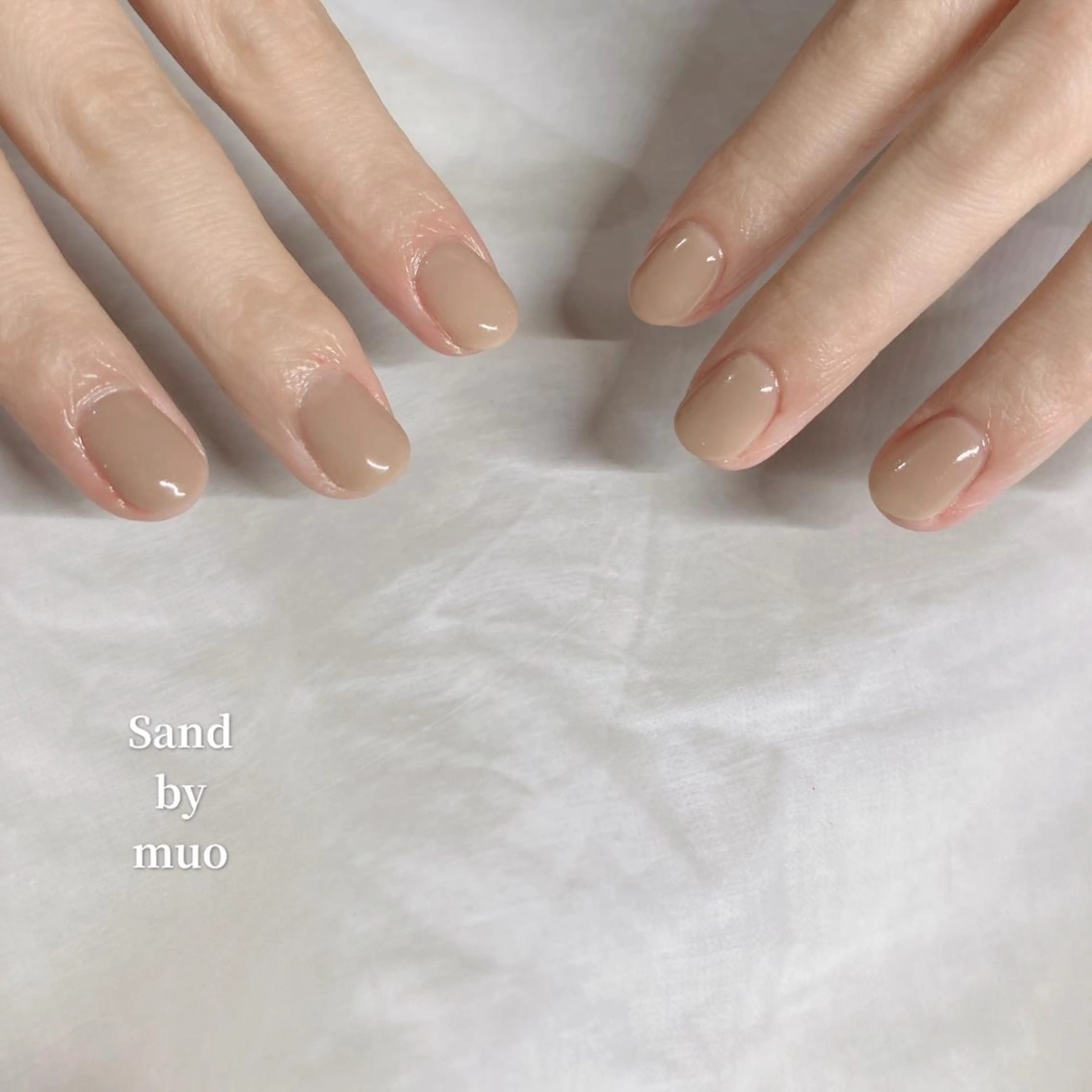 ネイル ワンカラーネイル Sand by muoのネイルデザイン
