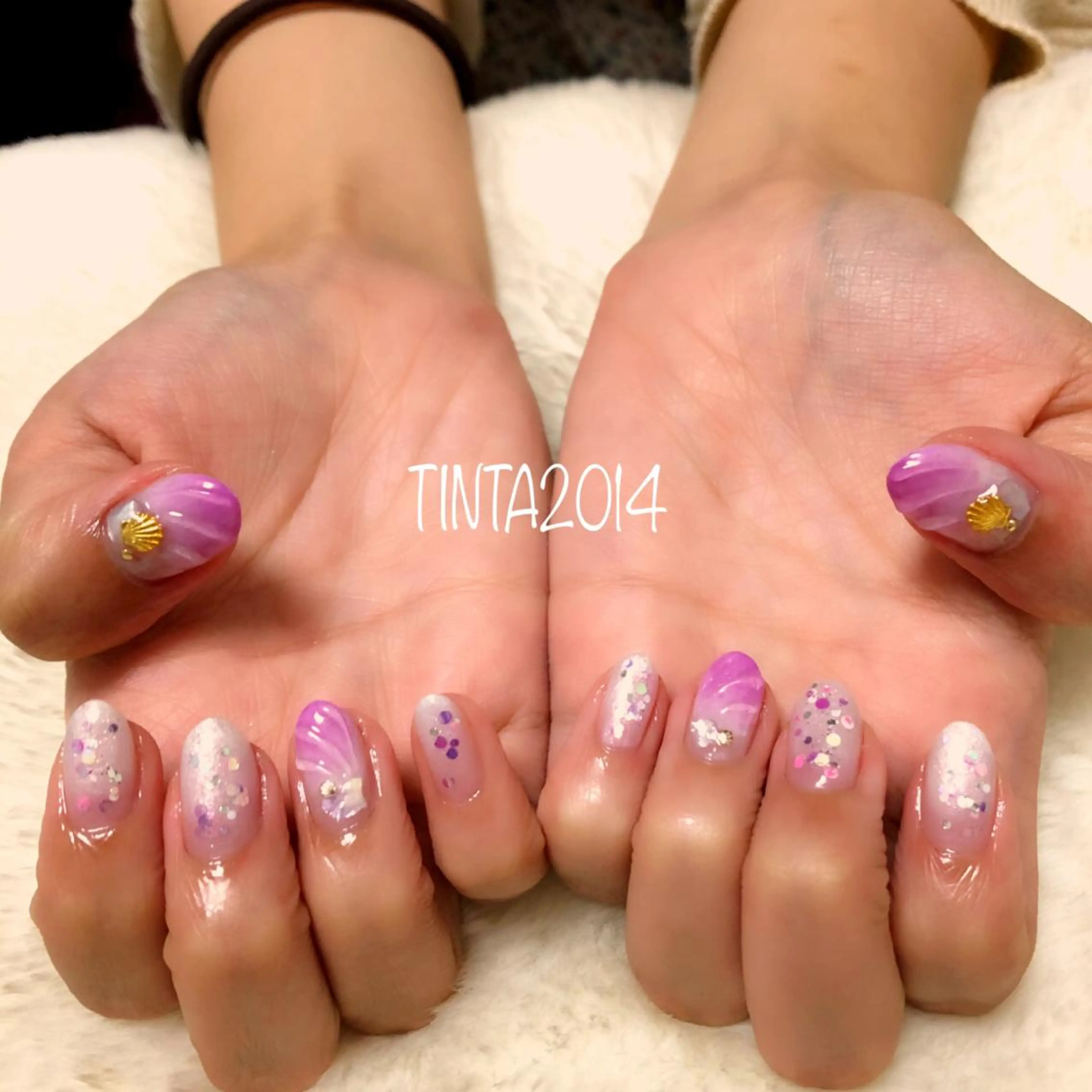 ネイル ホワイト ネイルサロン ティンタ所属・馬場 典子のネイルデザイン