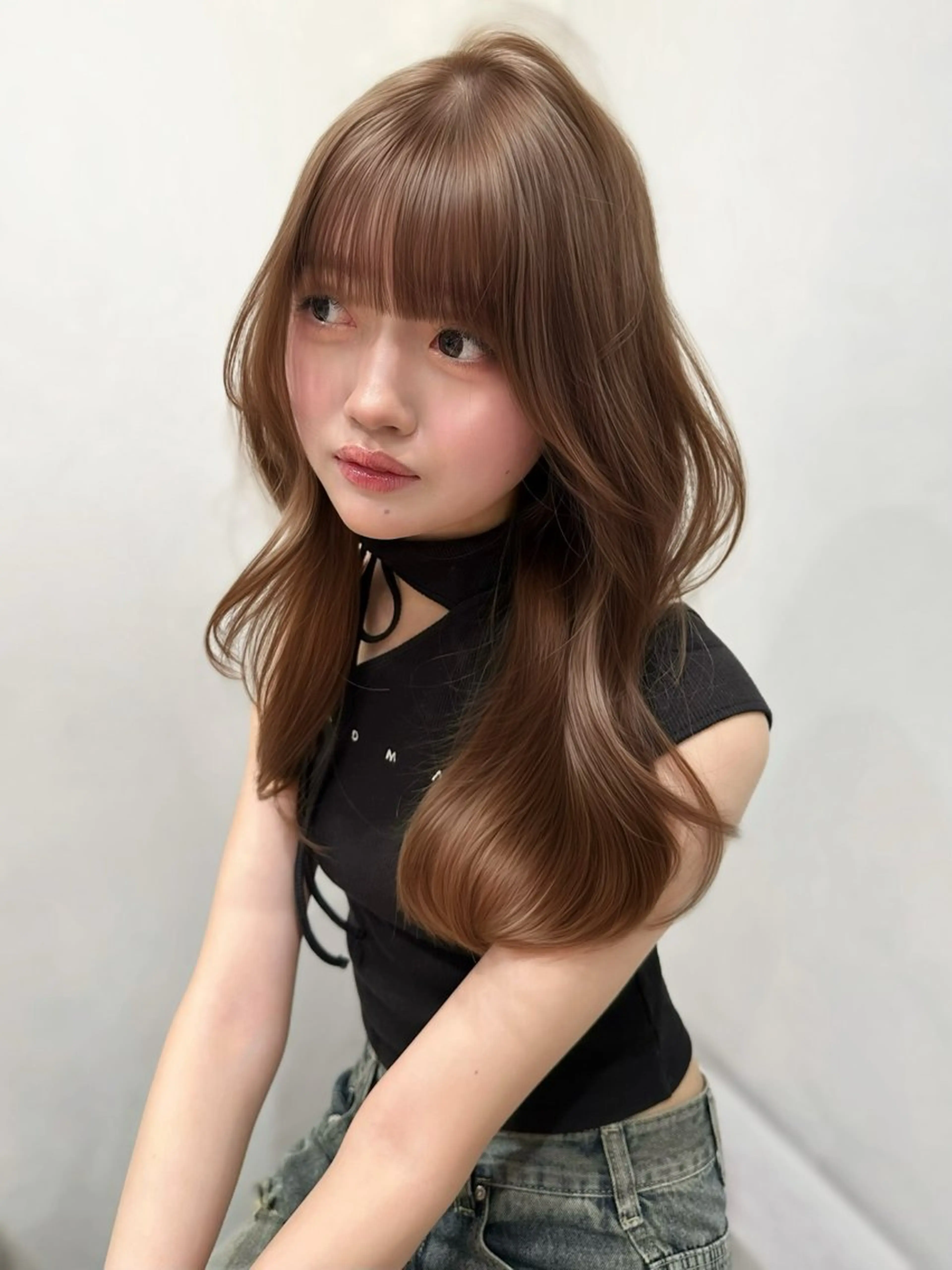 ロング カラー 上野/韓国hair 🤍MOEKA🤍のヘアスタイル