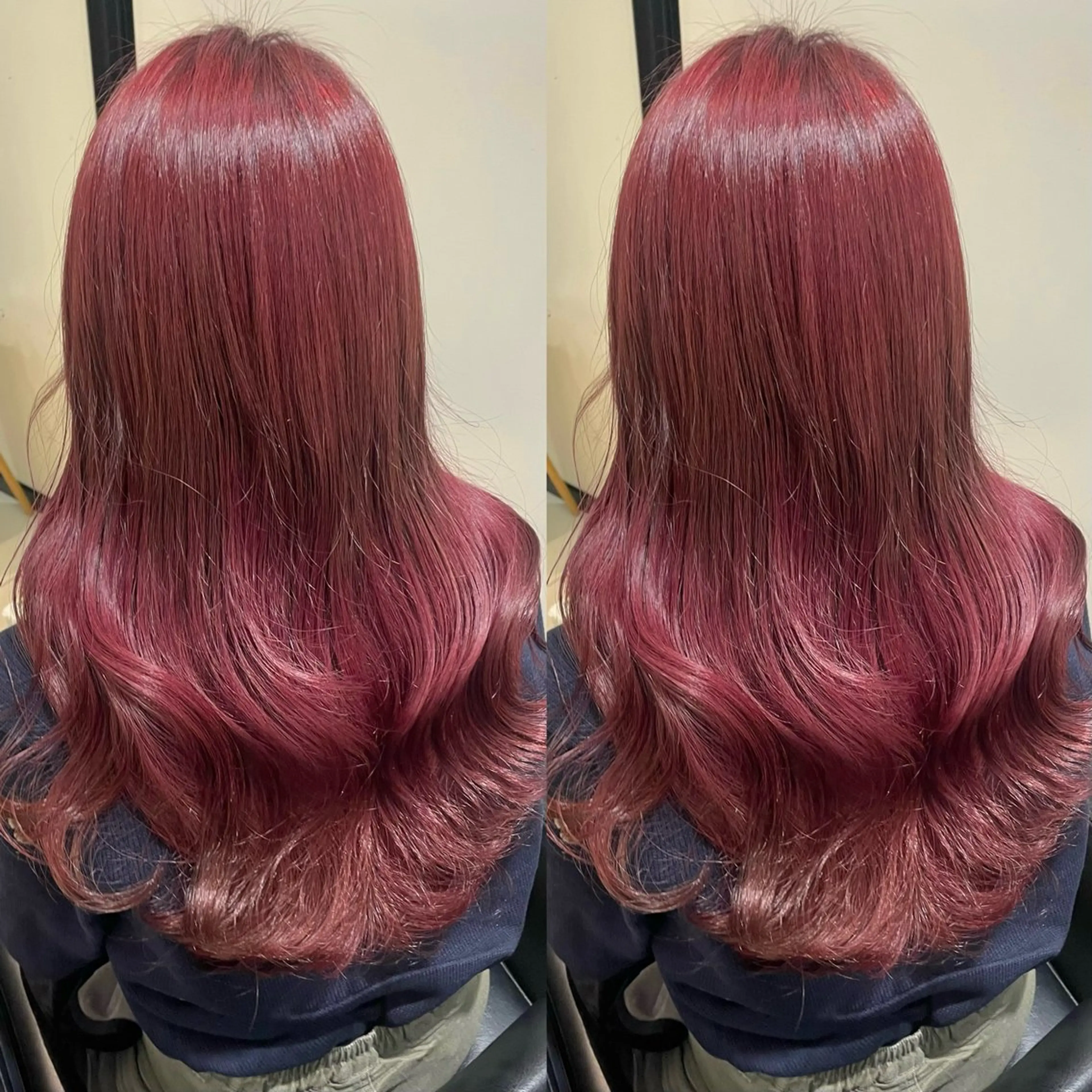 ロング カラー カット ヘアカラー トリートメント kana ブリーチなしカラー✨のヘアスタイル