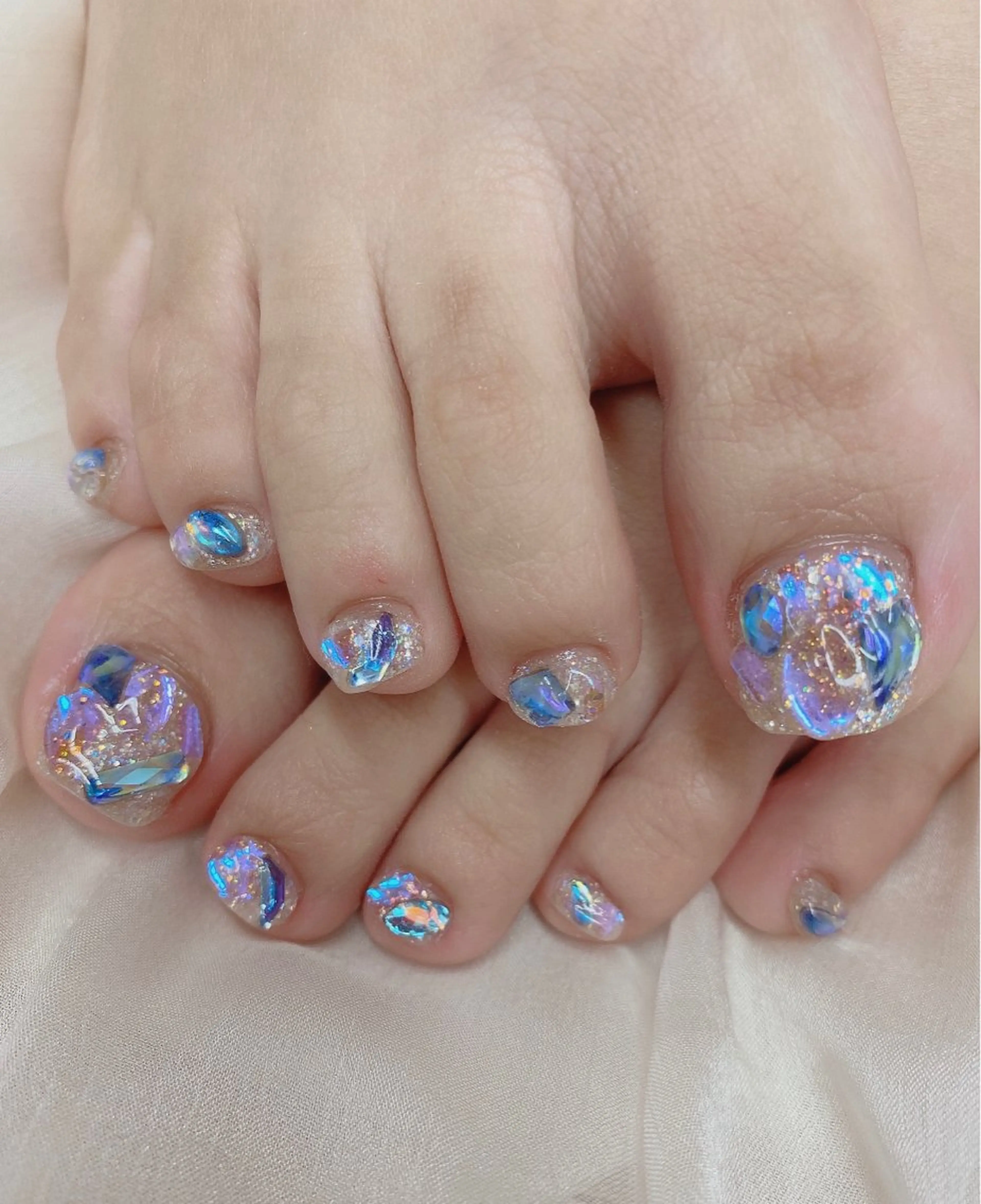 ショート フットネイル JNA認定講師🌸 RIEのネイルデザイン