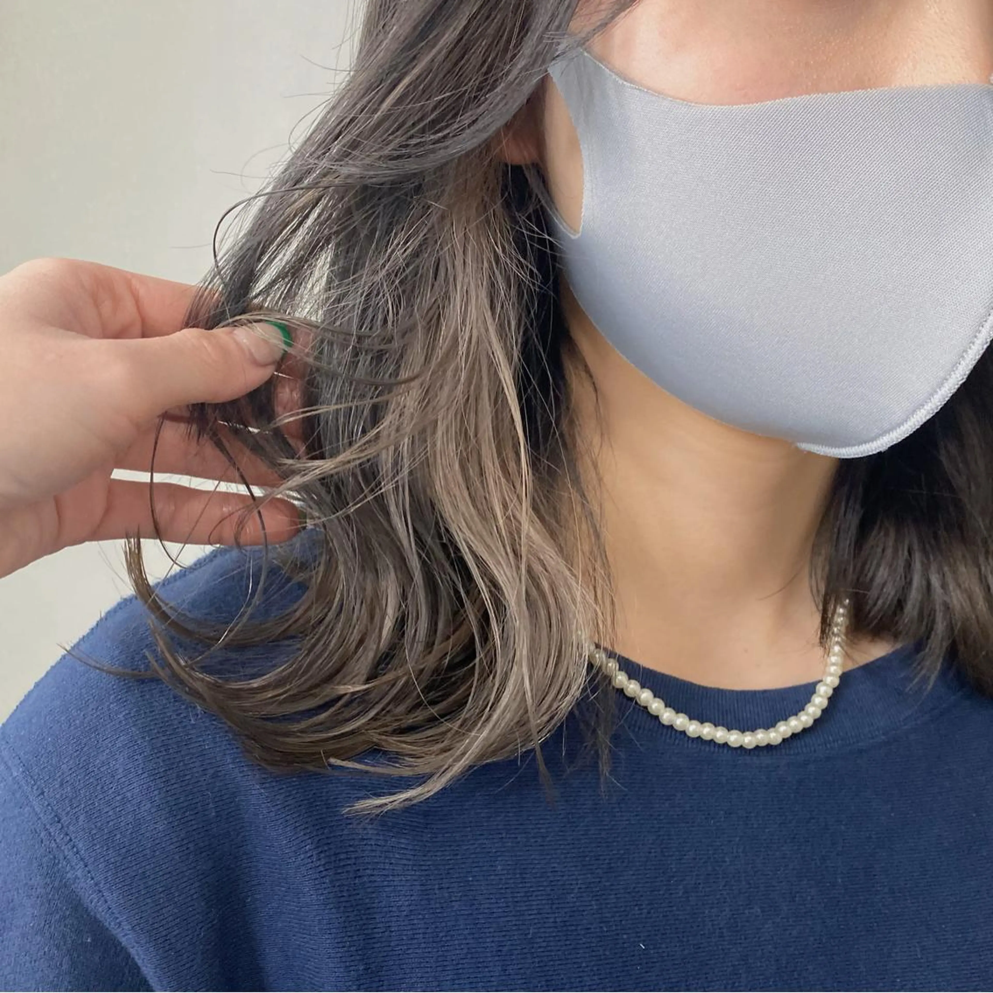 ミディアム カラー ヘアカラー 畑中 愛梨のヘアスタイル