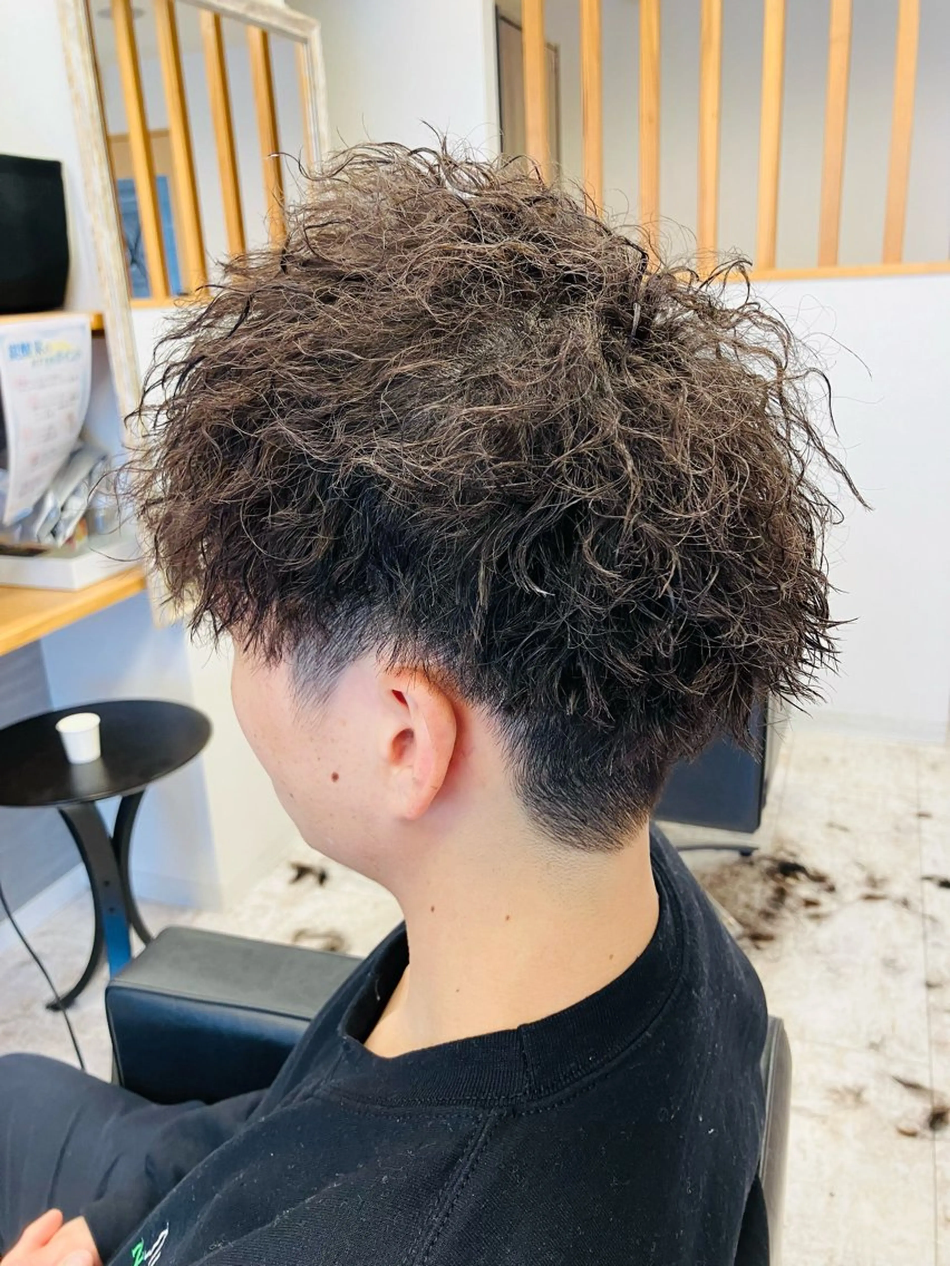 パーマ メンズ カット パーマ メンズ特化/パーマ/ フェードWATARUのヘアスタイル