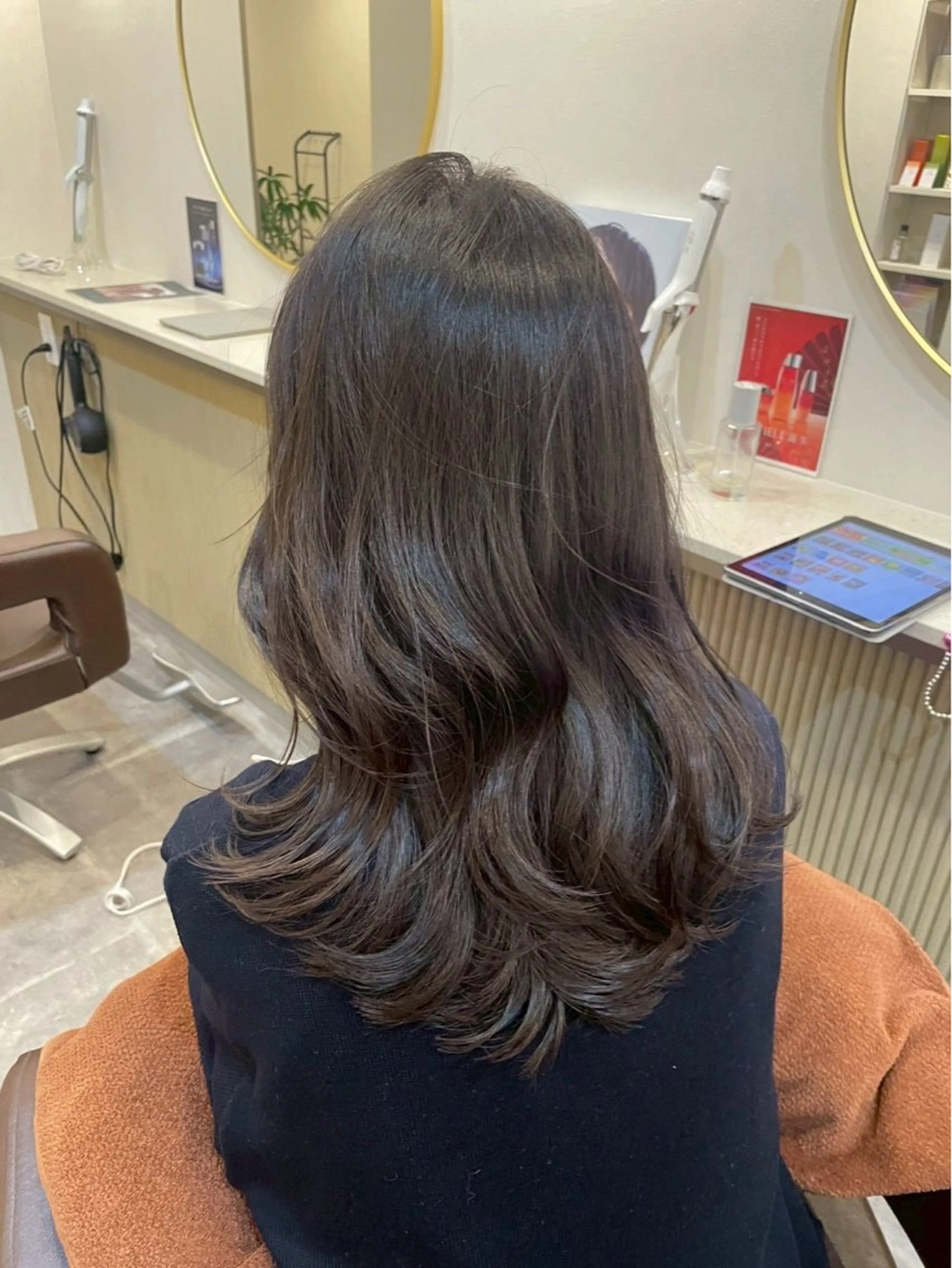 ロング カラー ヘアアレンジ 縮毛矯正 ヘアカラー Perfume by afloat 高橋樹のヘアスタイル