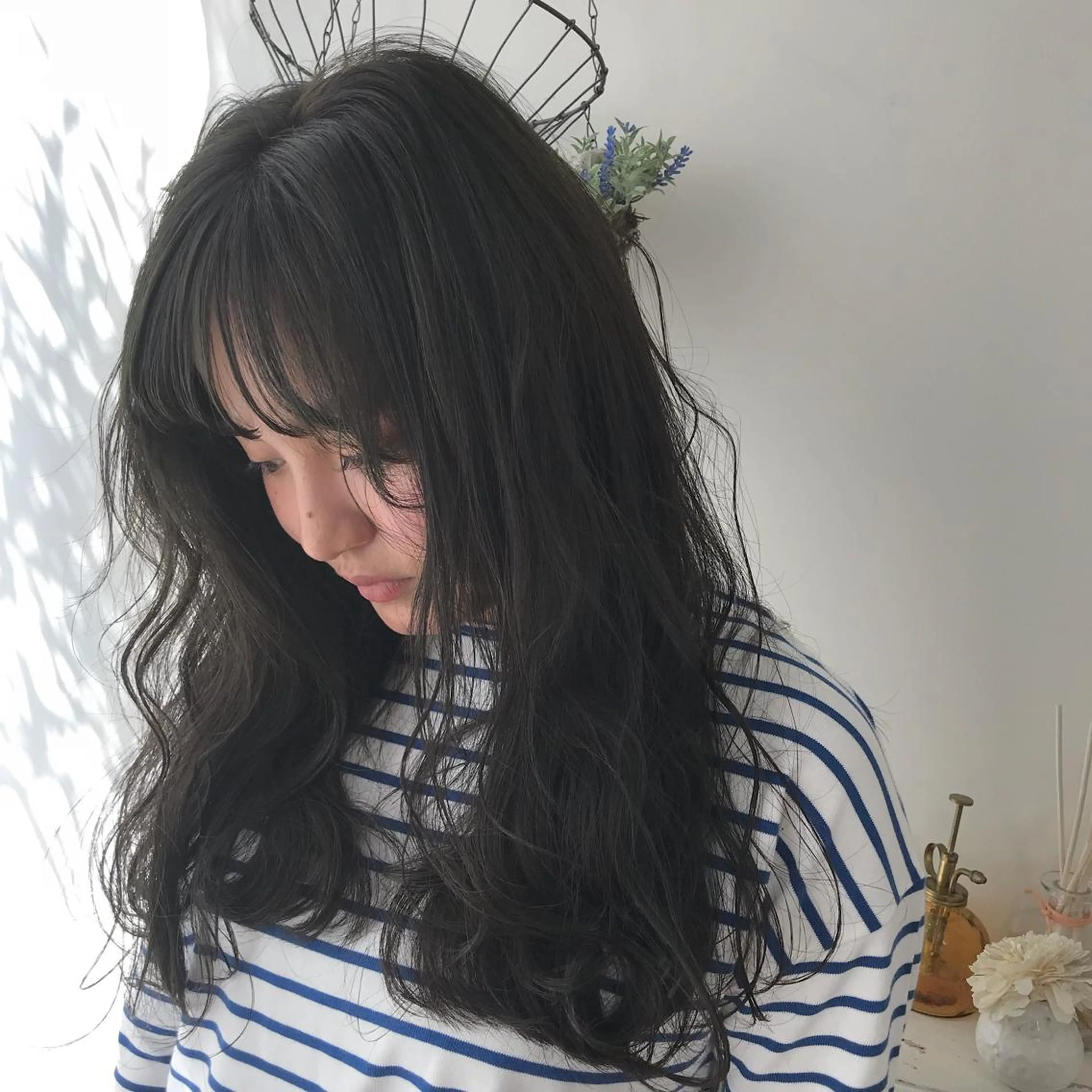 ロング カラー レイヤー/顔周り /AKARIのヘアスタイル