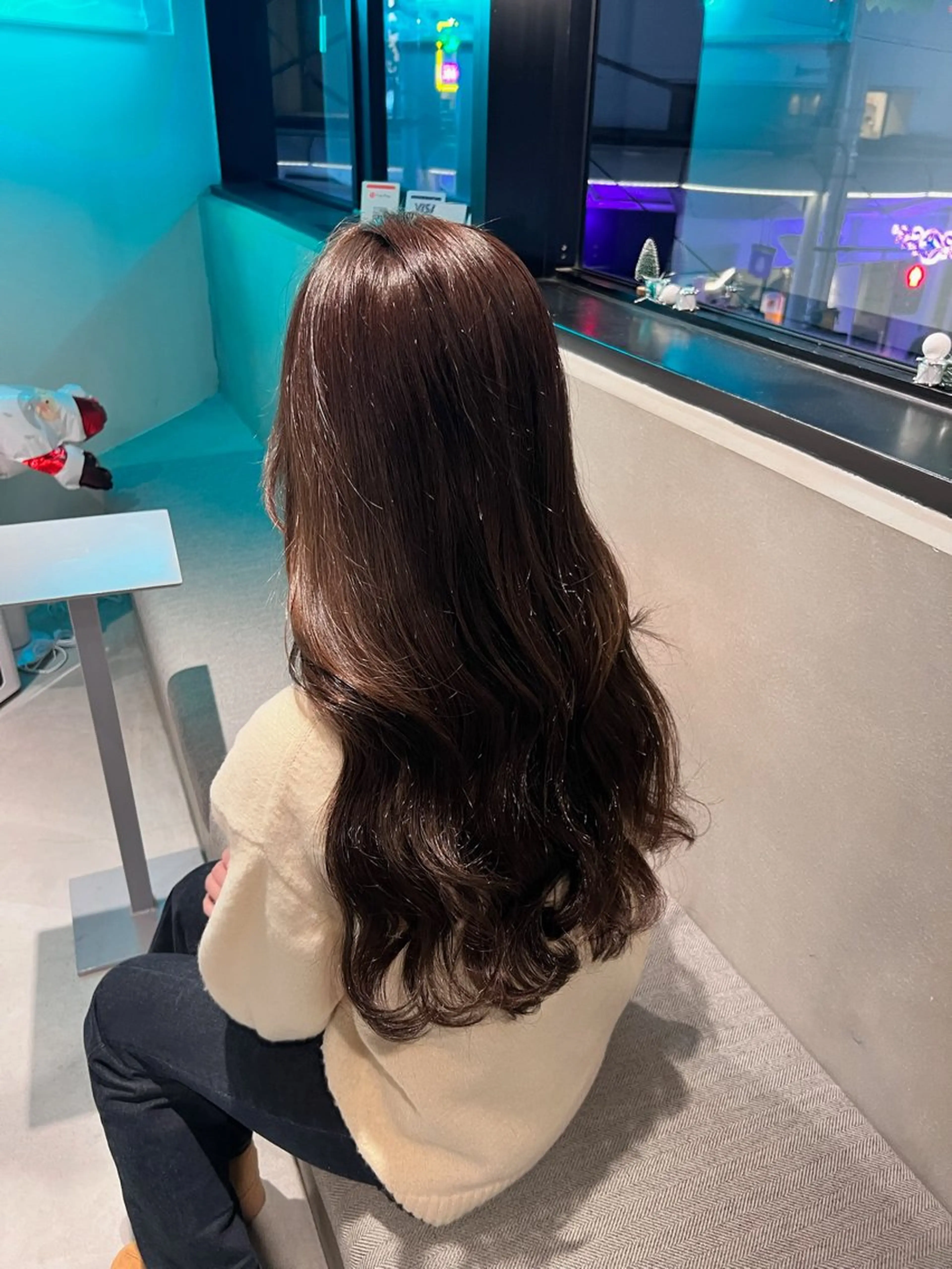 ロング カラー カット ヘアカラー トリートメント 🌐👽フクイ キララ🌎💎のヘアスタイル